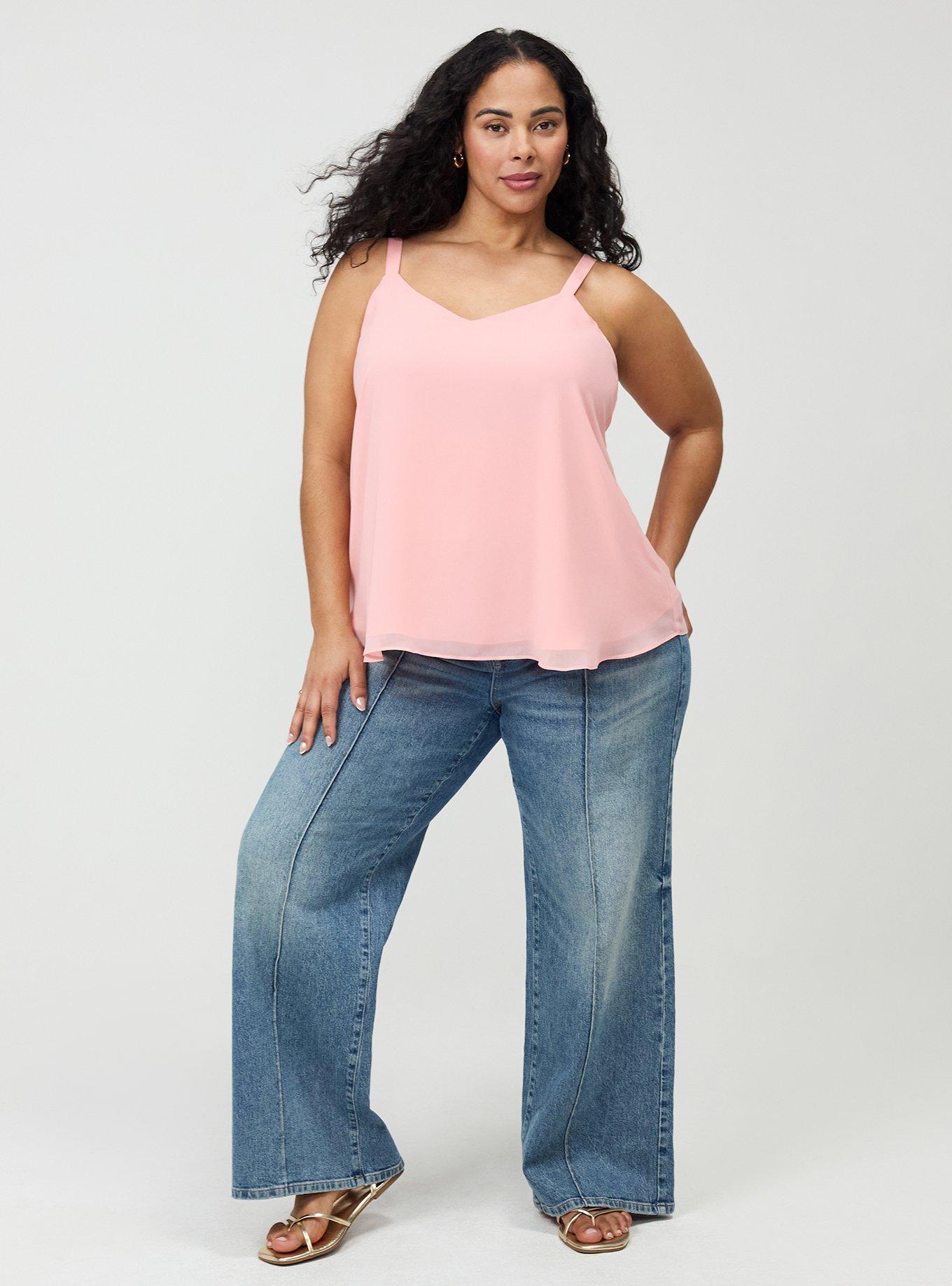Sophie Chiffon Swing Cami, CORAL PINK, alternate