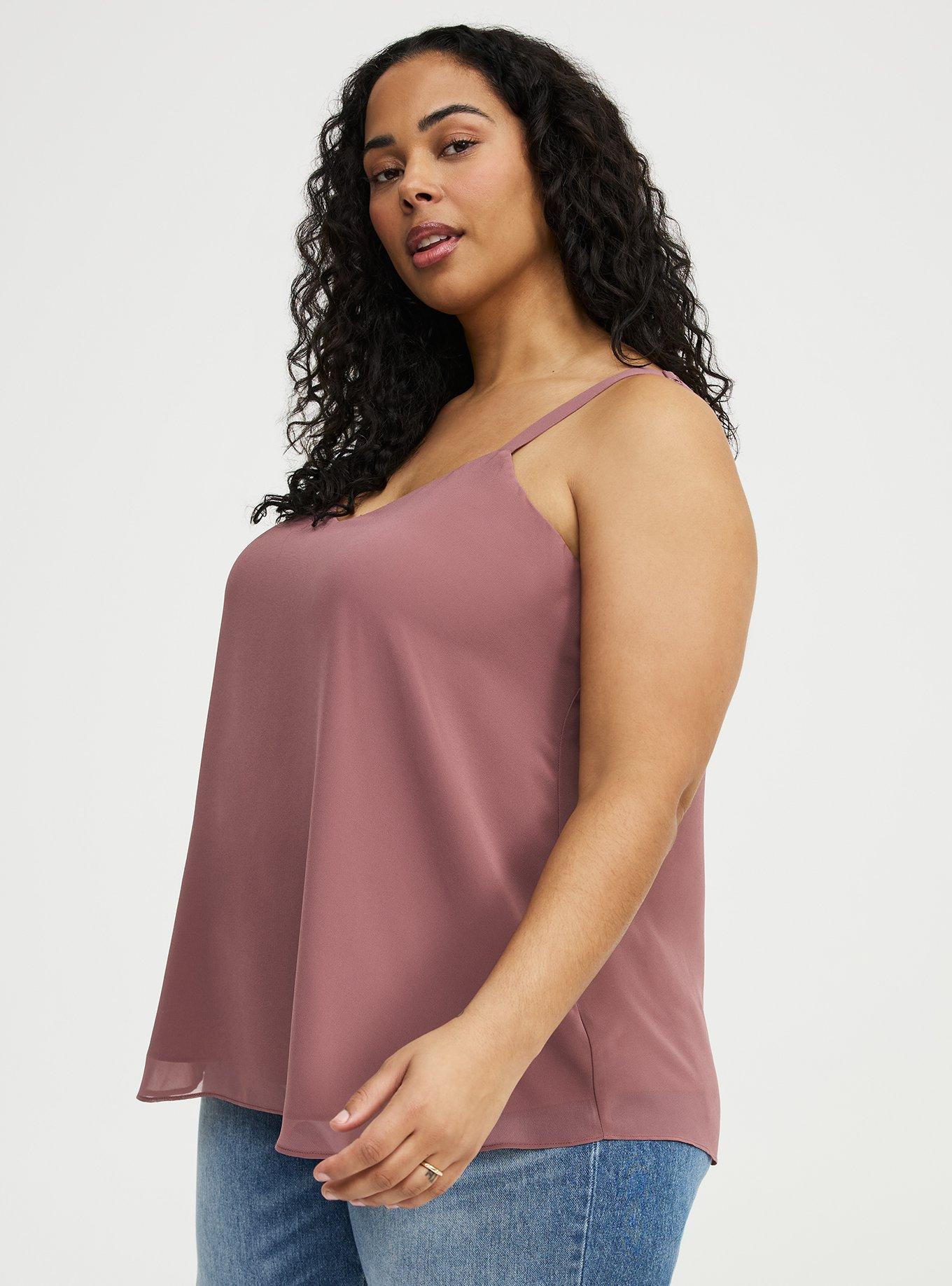 Sophie Chiffon Swing Cami, ROSE TAUPE, alternate