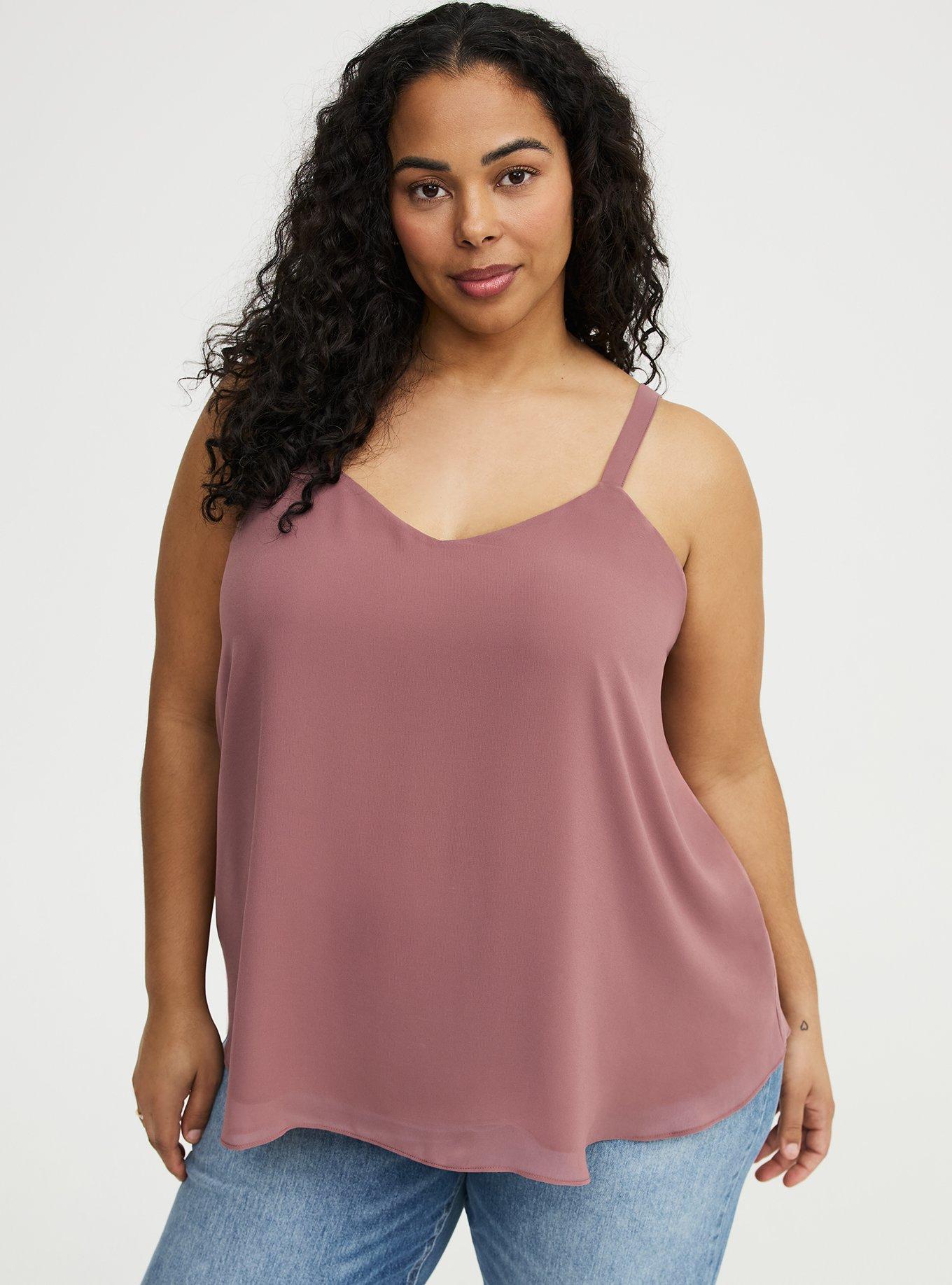 Sophie Chiffon Swing Cami, ROSE TAUPE, hi-res