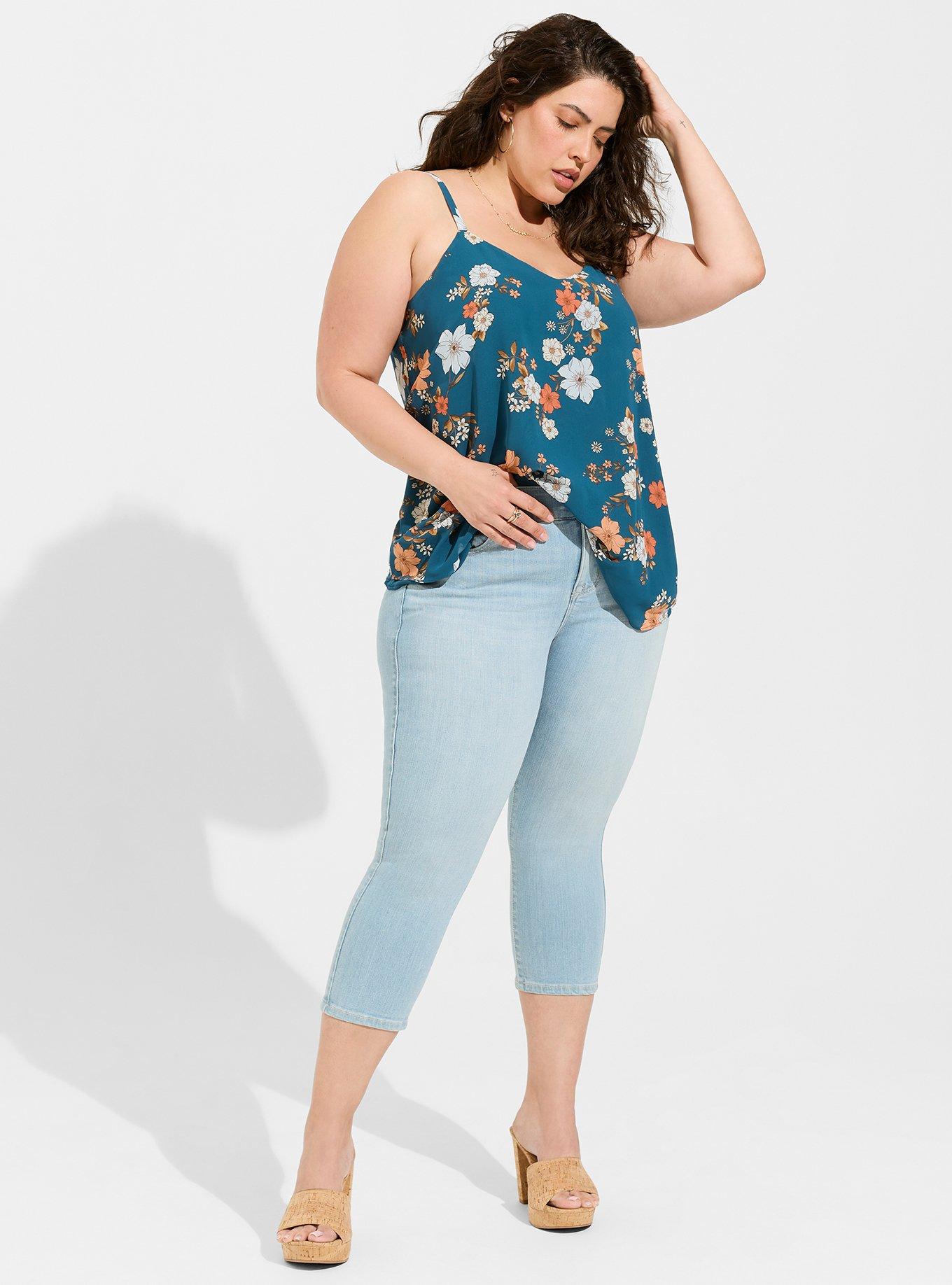 Plus Size - Sophie Chiffon Double Layer Swing Cami - Torrid