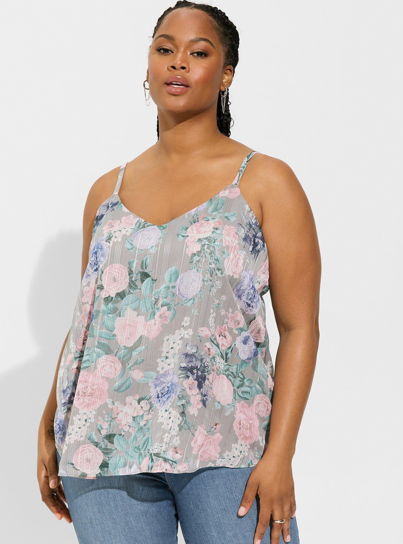 Plus Size - Sophie Chiffon Double Layer Cami - Torrid