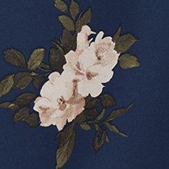 Plus Size Sophie Chiffon Swing Cami, HEATHER FLORAL SAILOR BLUE, swatch