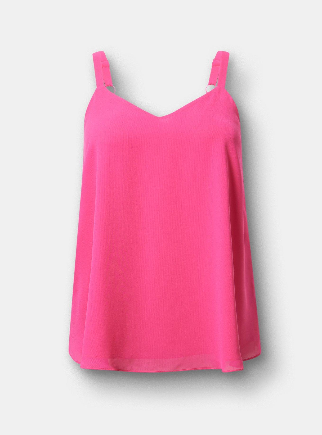 Sophie Chiffon Swing Cami, BEETROOT PURPLE, hi-res