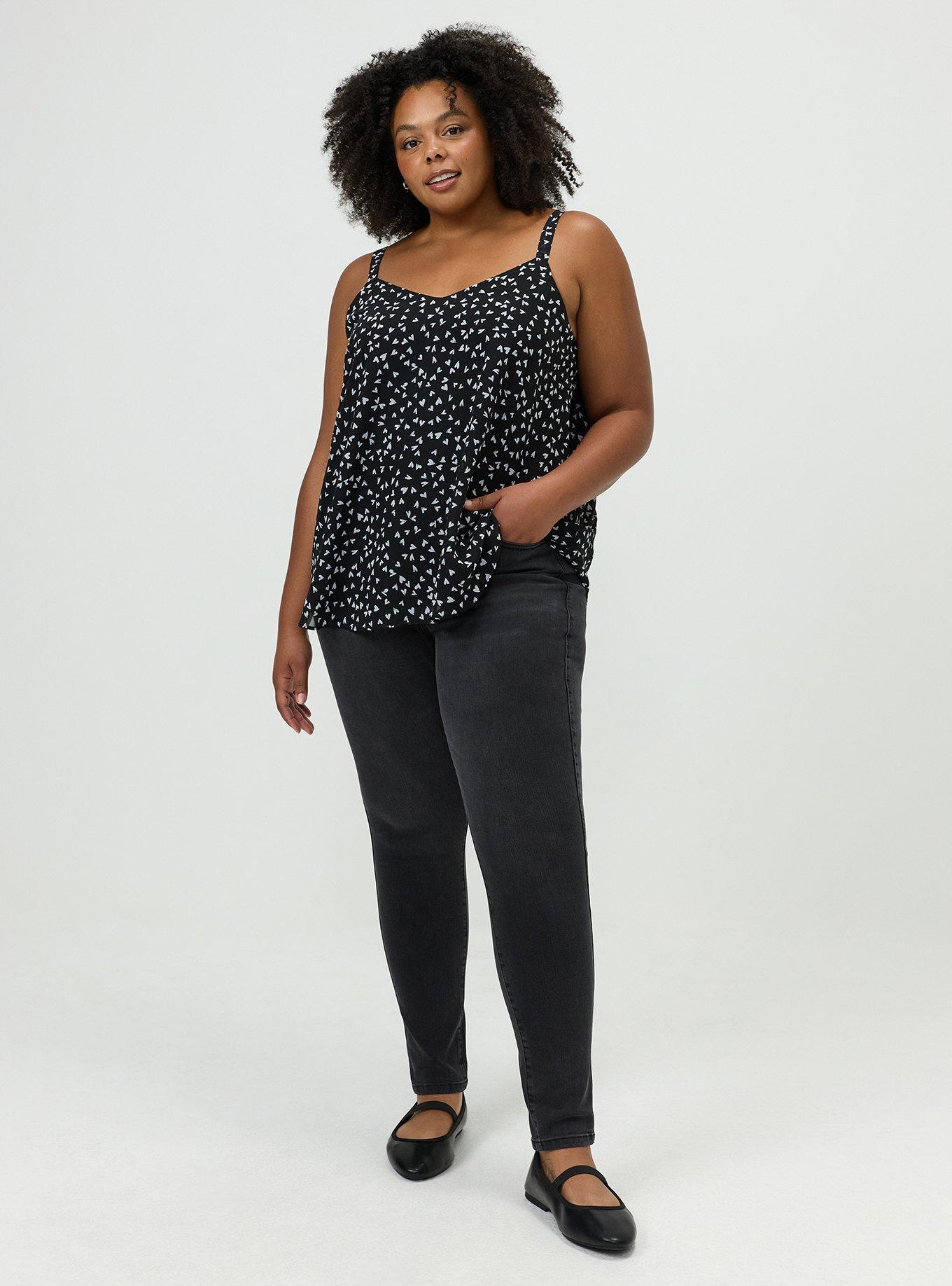 Sophie Swing Cami, LONELY HEARTS BLACK, alternate
