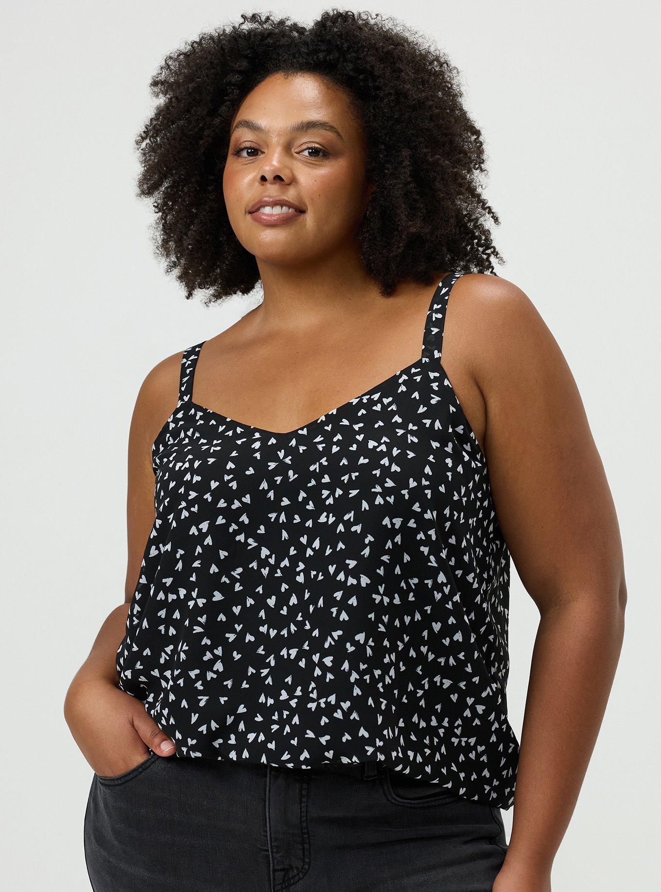 Sophie Swing Cami, LONELY HEARTS BLACK, alternate