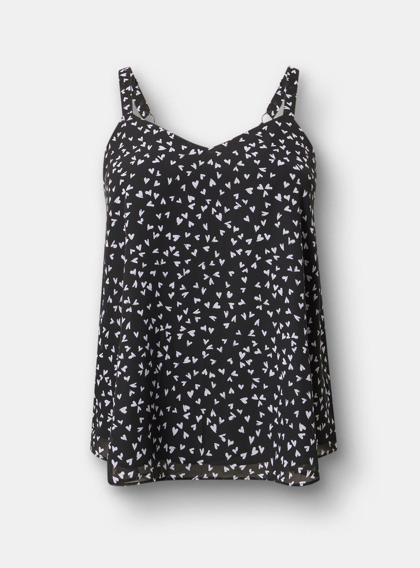 Sophie Swing Cami, LONELY HEARTS BLACK, hi-res