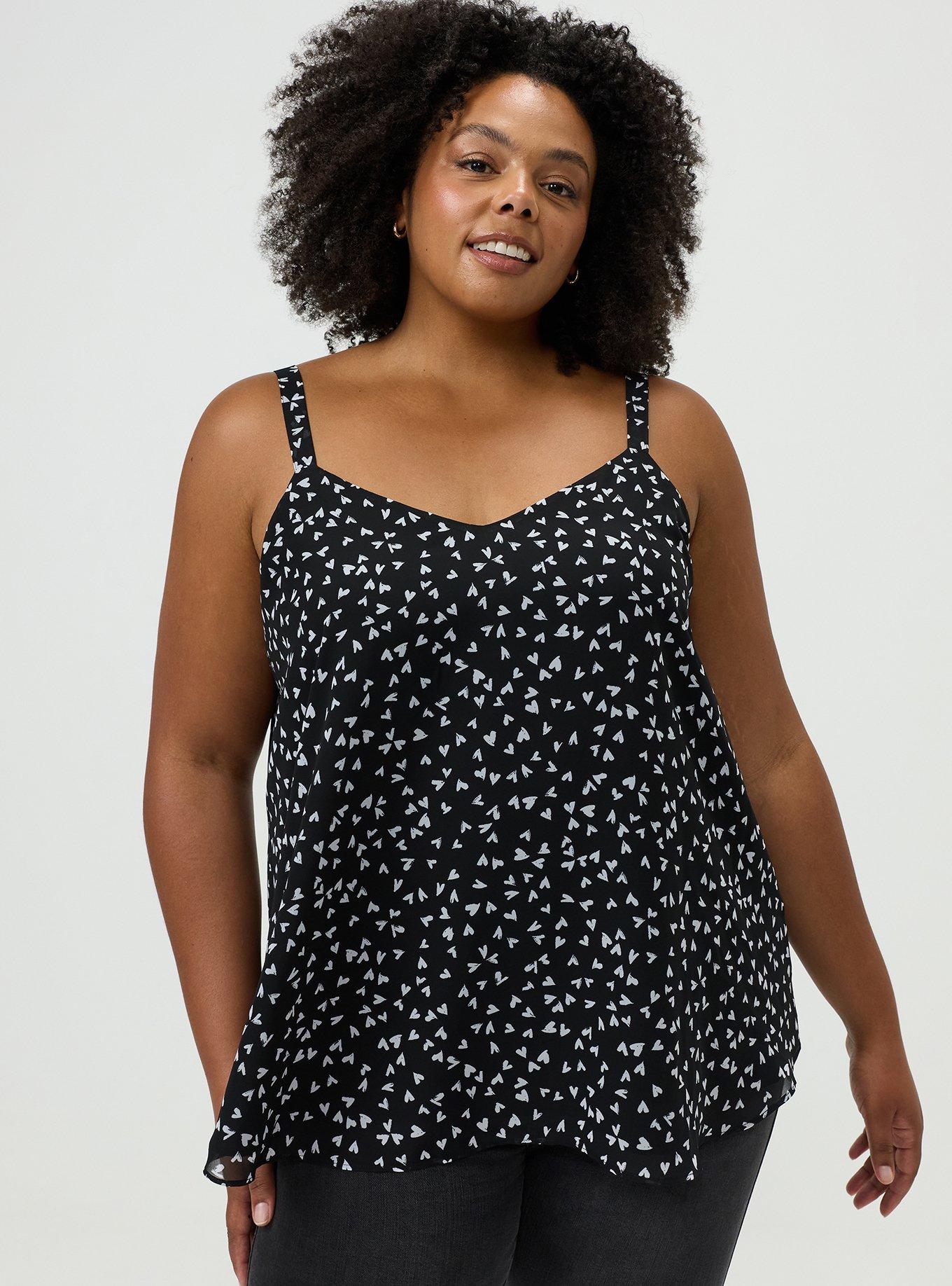 Sophie Swing Cami, LONELY HEARTS BLACK, hi-res
