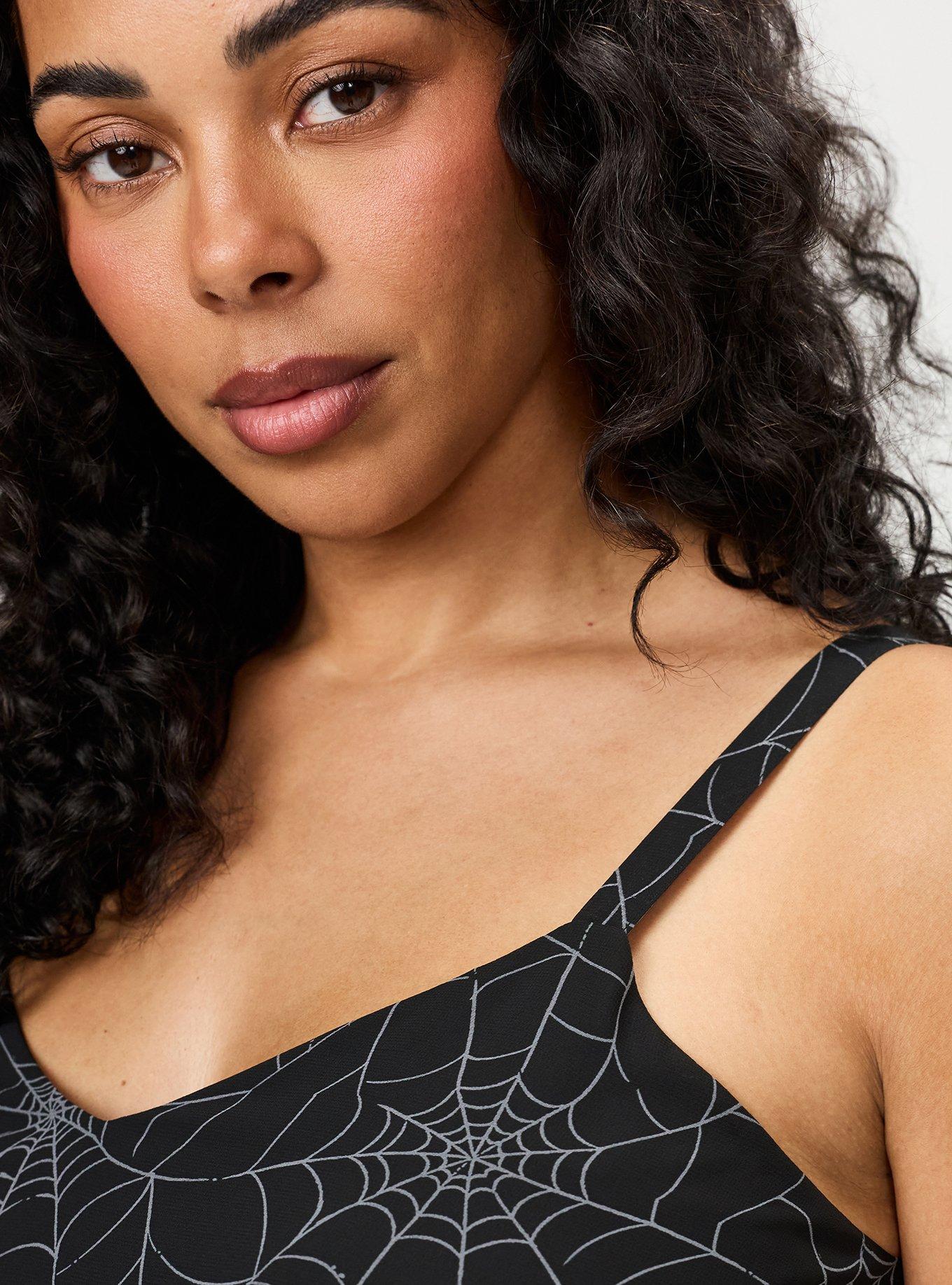 Sophie Swing Cami, SPIDER WEBS DEEP BLACK, alternate