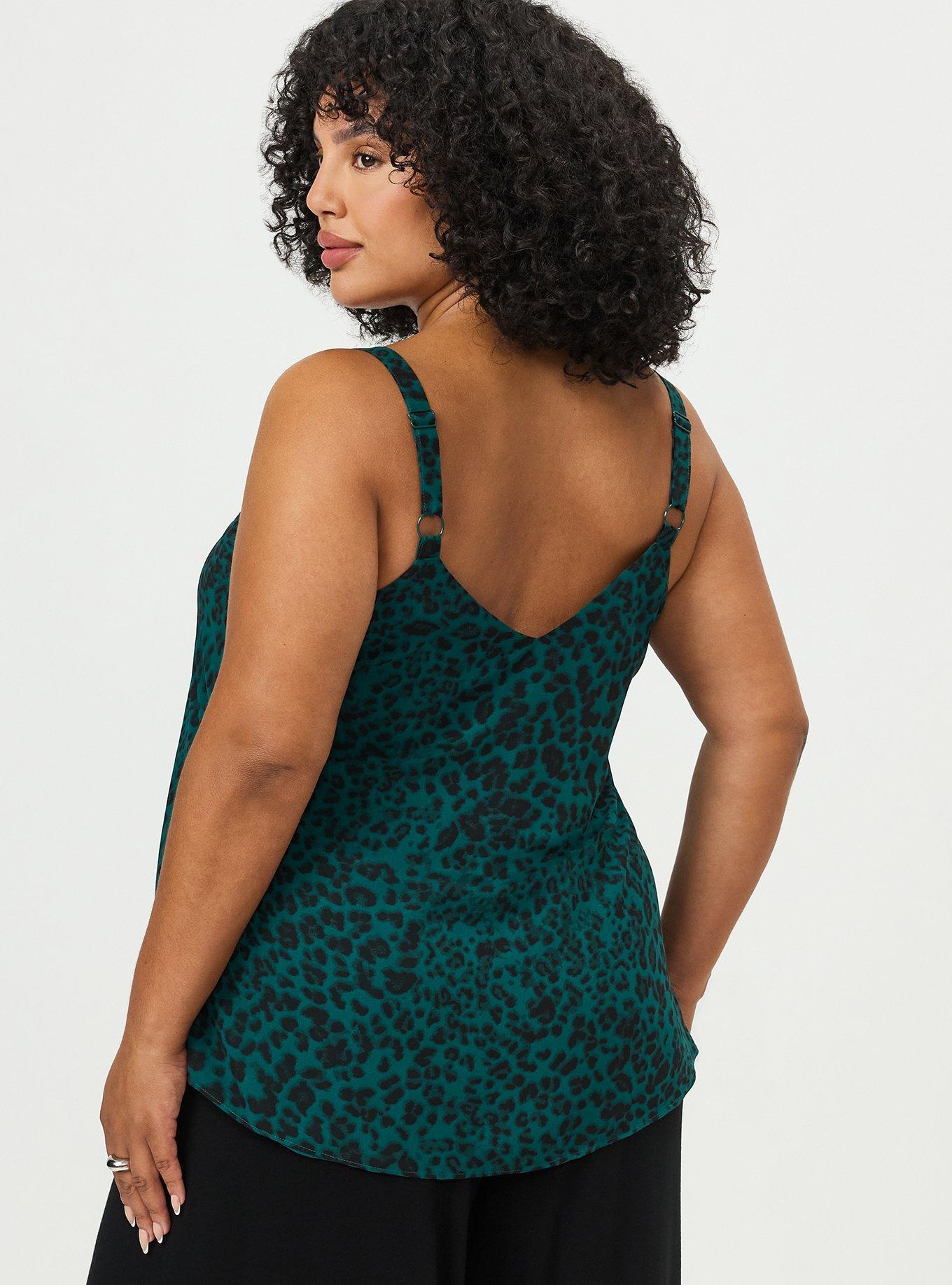 Sophie Swing Cami, SOFT LEOPARD GREEN, alternate