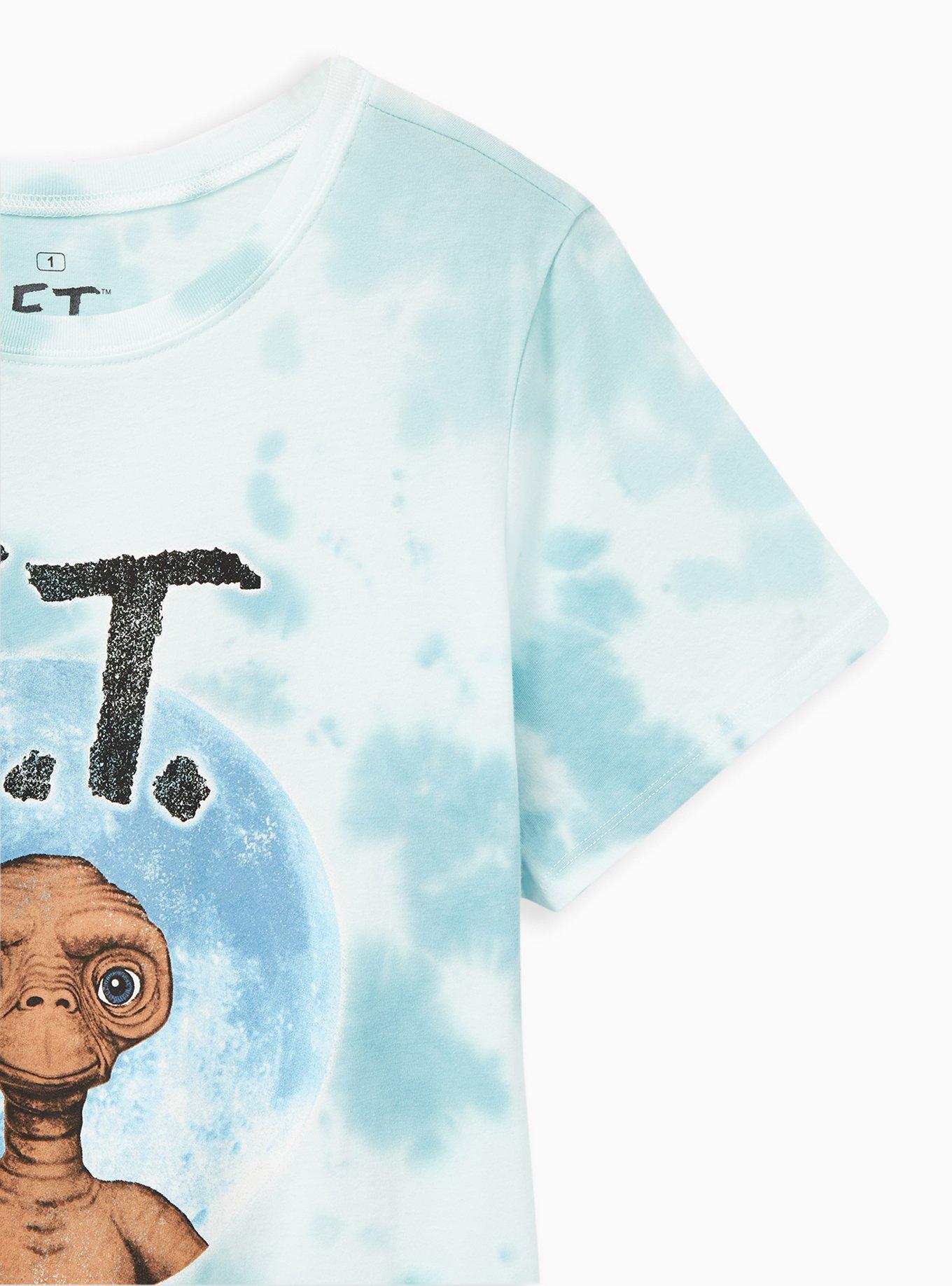 Plus Size Classic Fit Crew Tee - ET Blue Tie Dye, BLUE, alternate