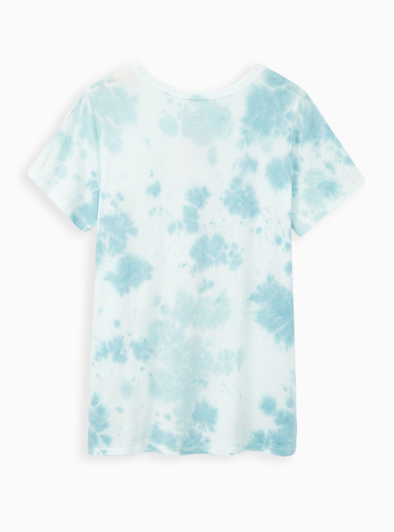 Plus Size Classic Fit Crew Tee - ET Blue Tie Dye, BLUE, alternate