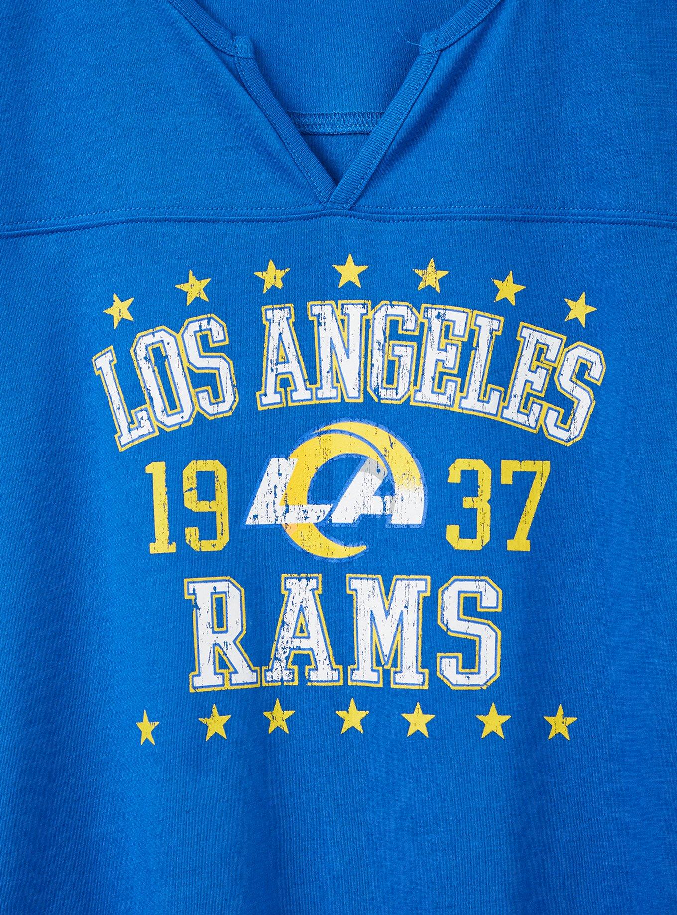 Plus Size - NFL Los Angeles Rams Football Tee - Vintage Navy - Torrid