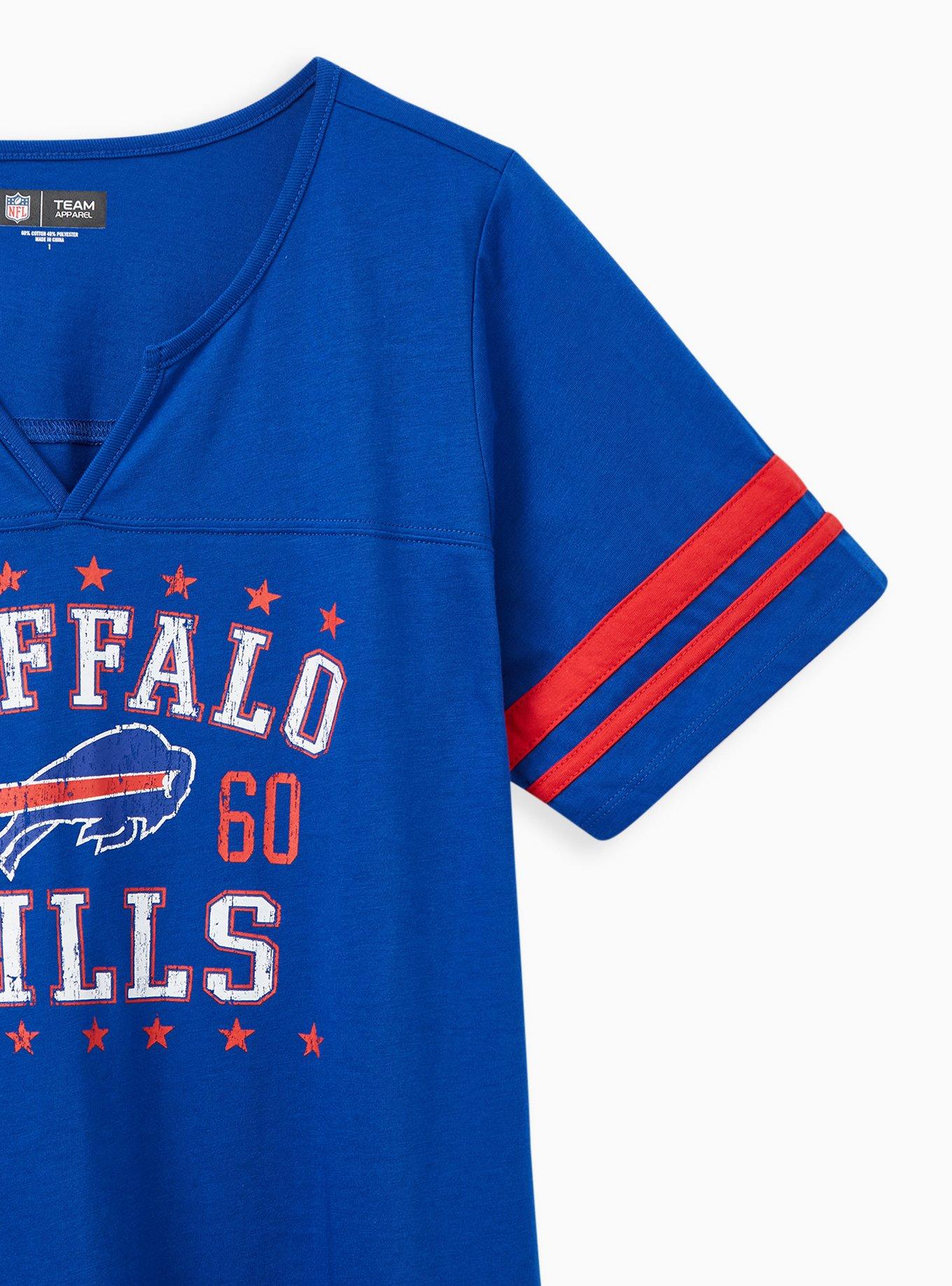 Plus Size - Classic Fit Football Tee - NFL Buffalo Bills Blue - Torrid