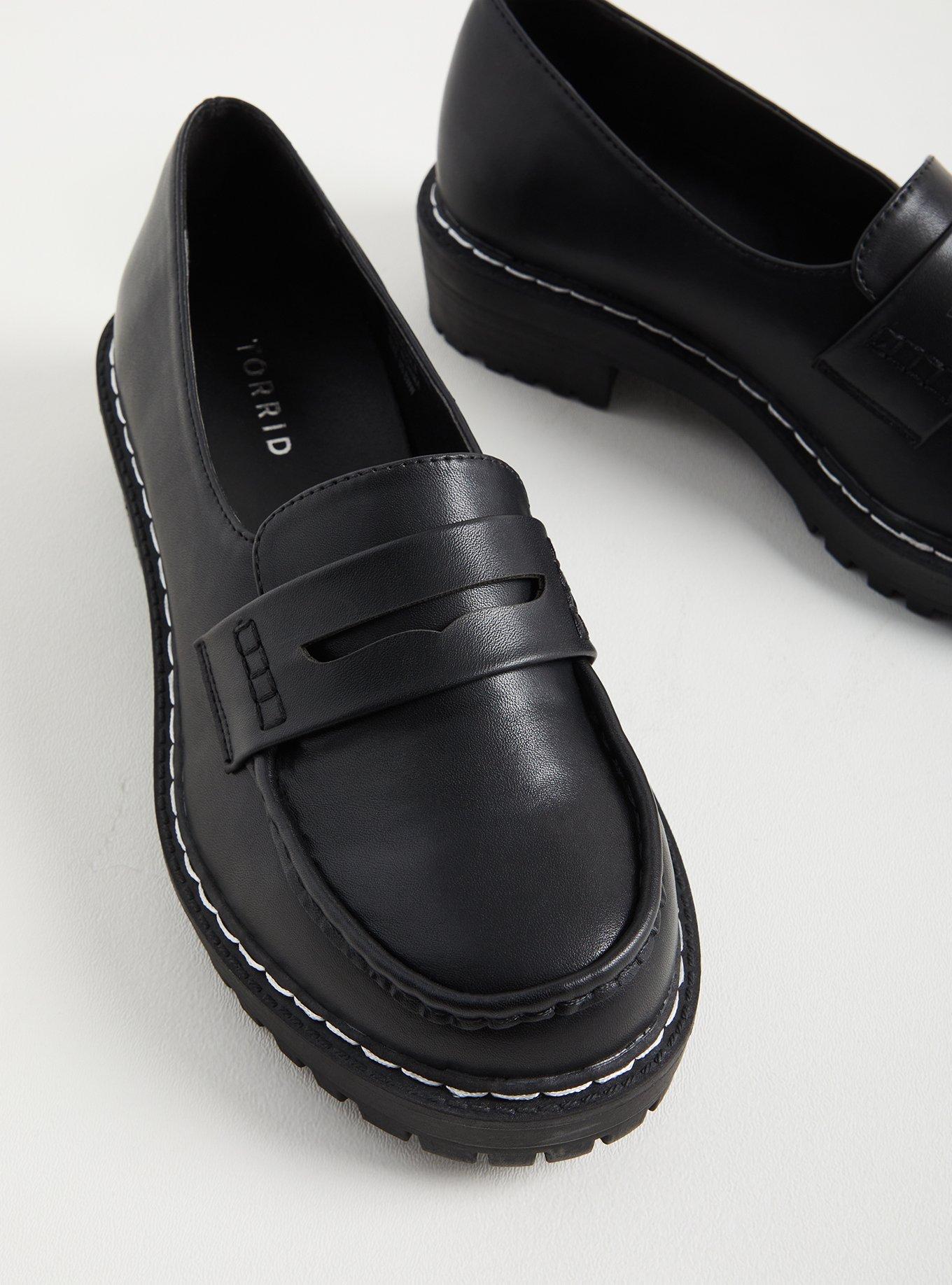 Chunky Lug Loafer (WW), BLACK, alternate