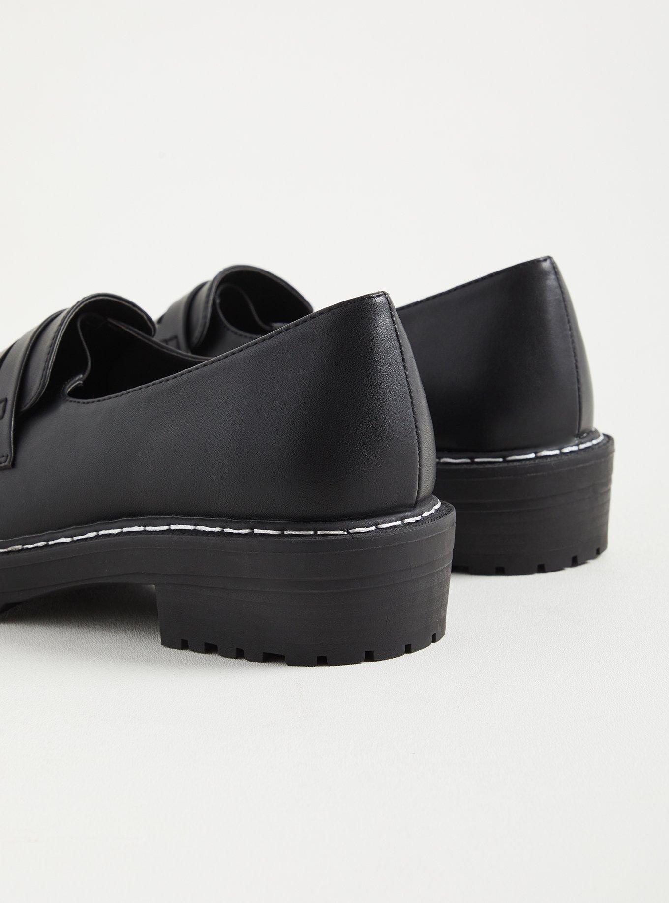 Chunky Lug Loafer (WW), BLACK, alternate