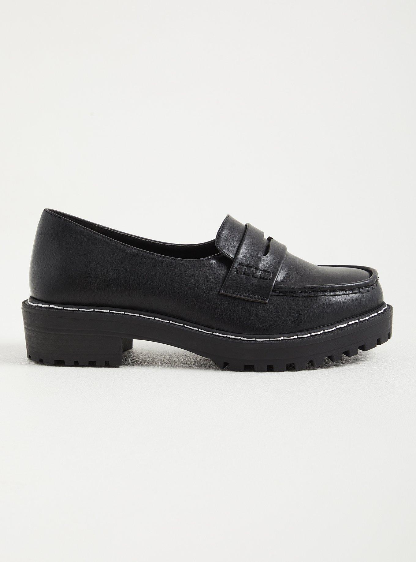 Chunky Lug Loafer (WW), BLACK, alternate