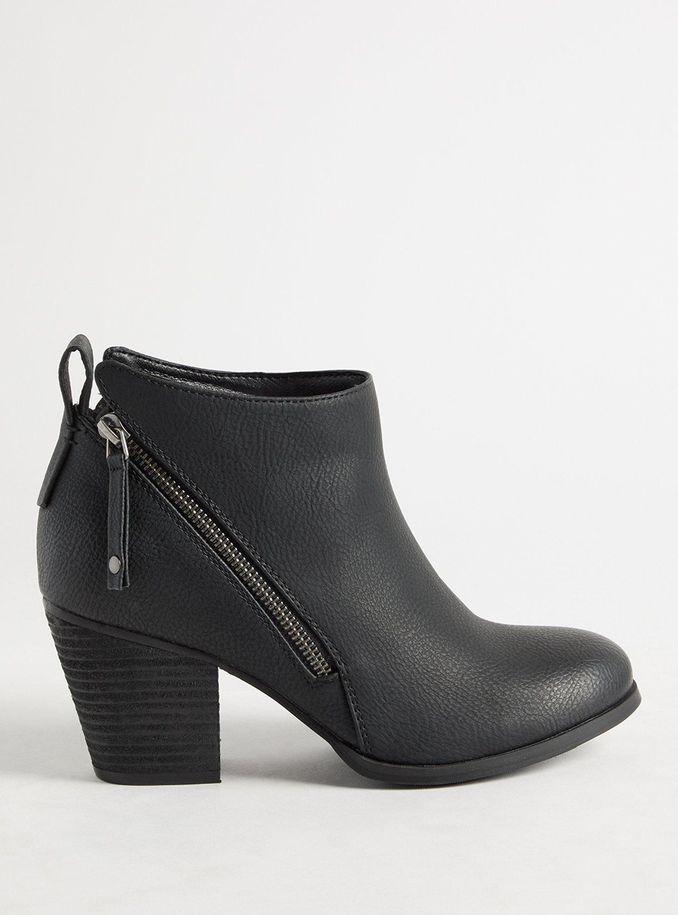 Side Zip Heel Bootie (WW