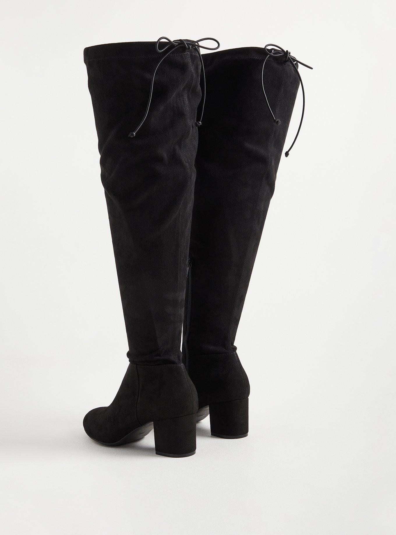 Stretchy over the knee hotsell heeled boots