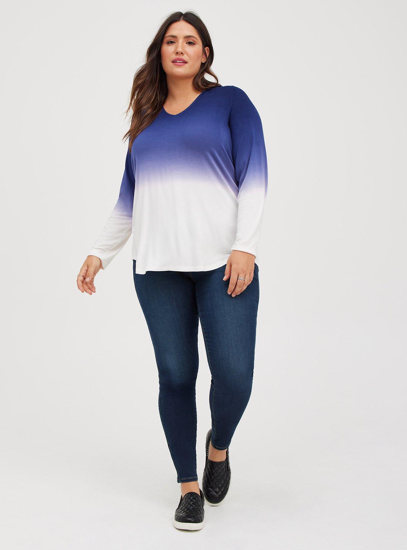 Hoodie - Super Soft Lips Tie Dye Navy, PEACOAT, alternate