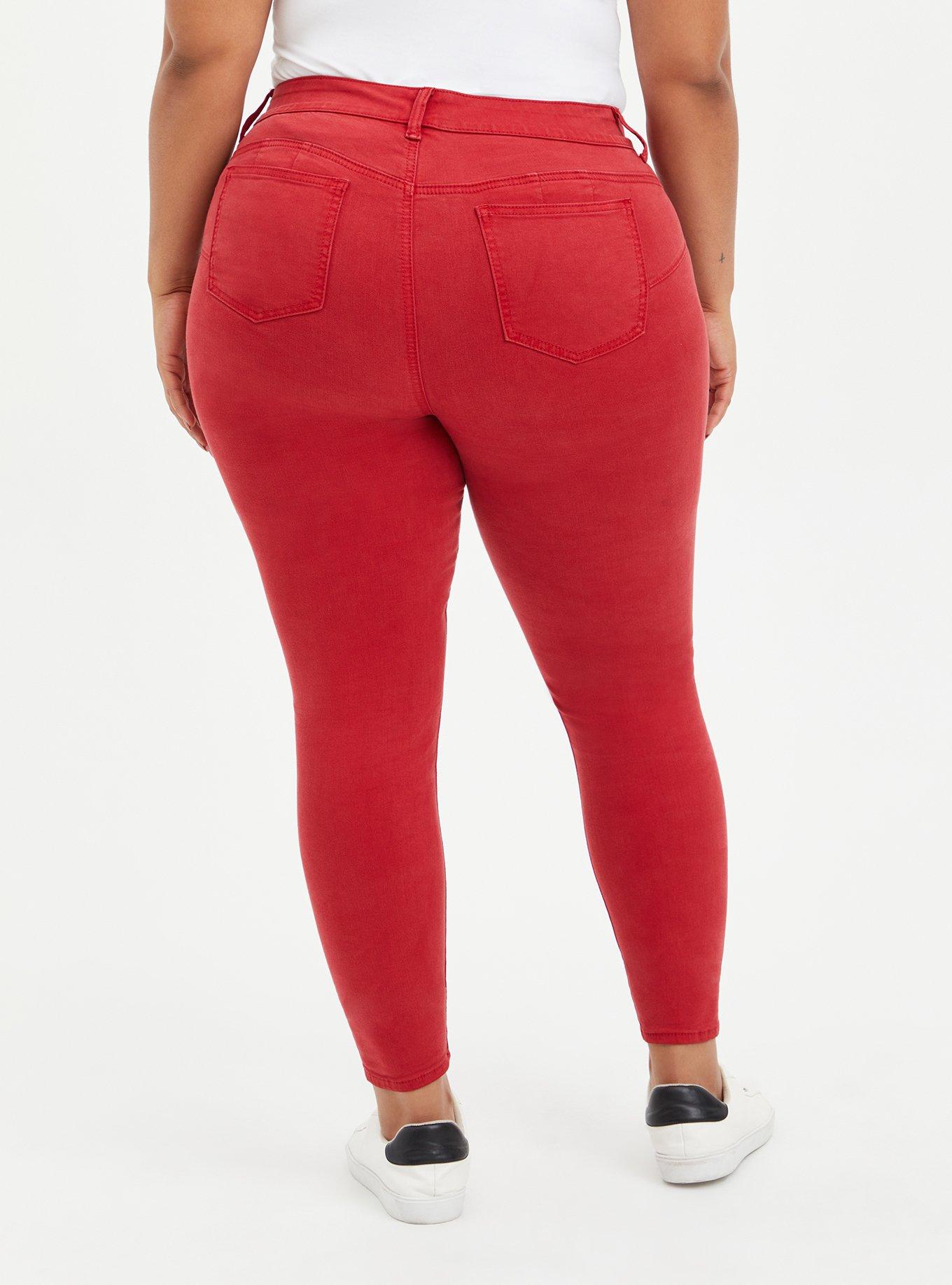 Bombshell Skinny Super Soft High-Rise Jean, CHILI PEPPER, alternate