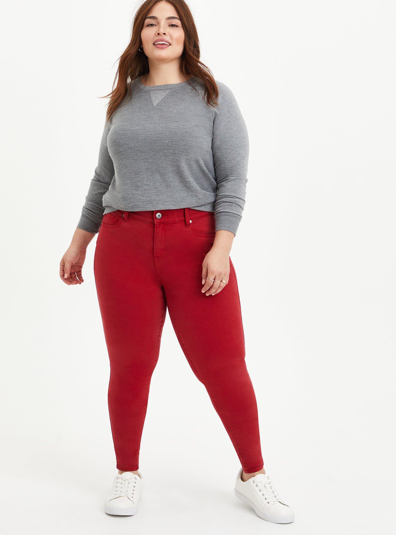 Bombshell Skinny Super Soft High-Rise Jean, CHILI PEPPER, alternate