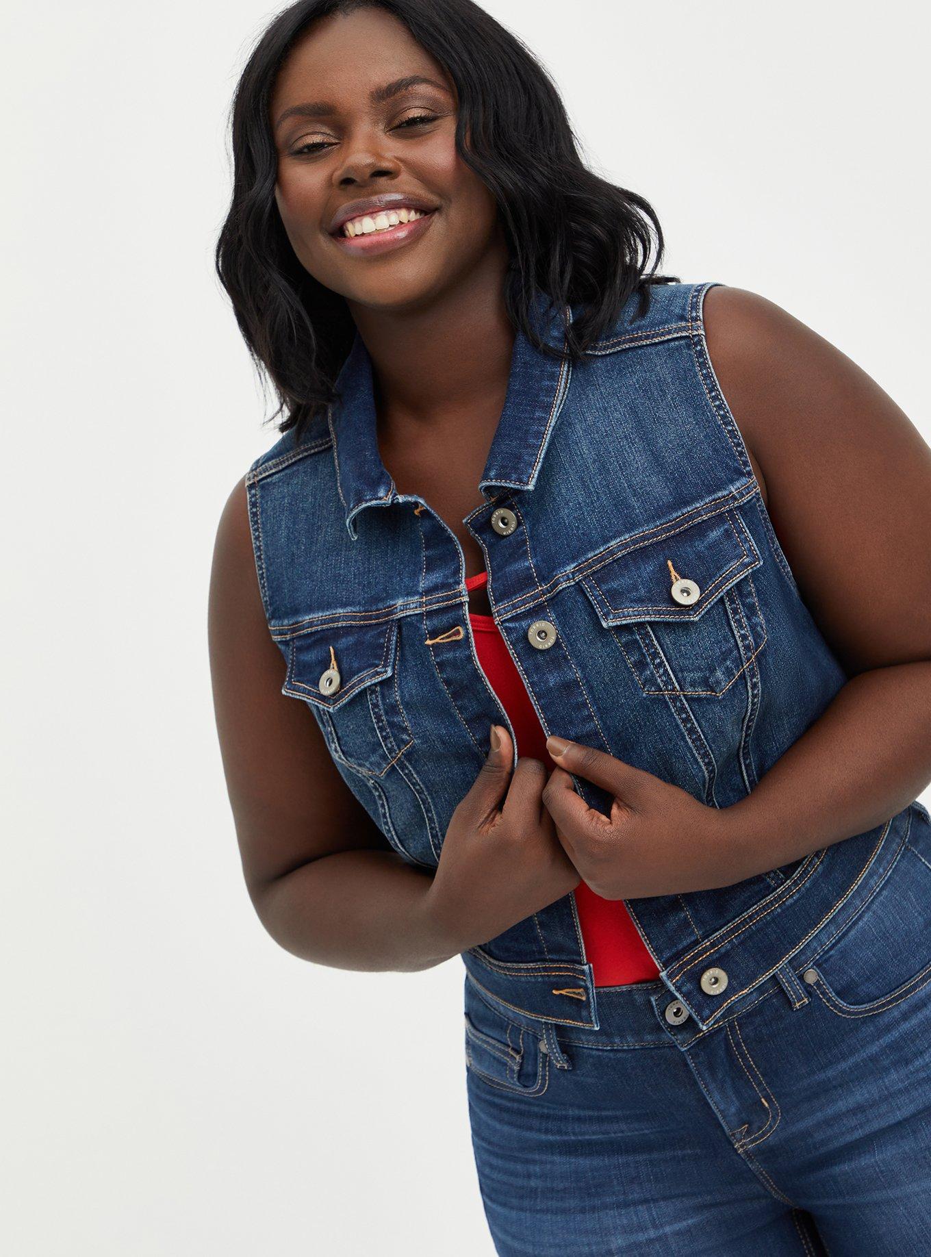 Torrid on sale denim vest