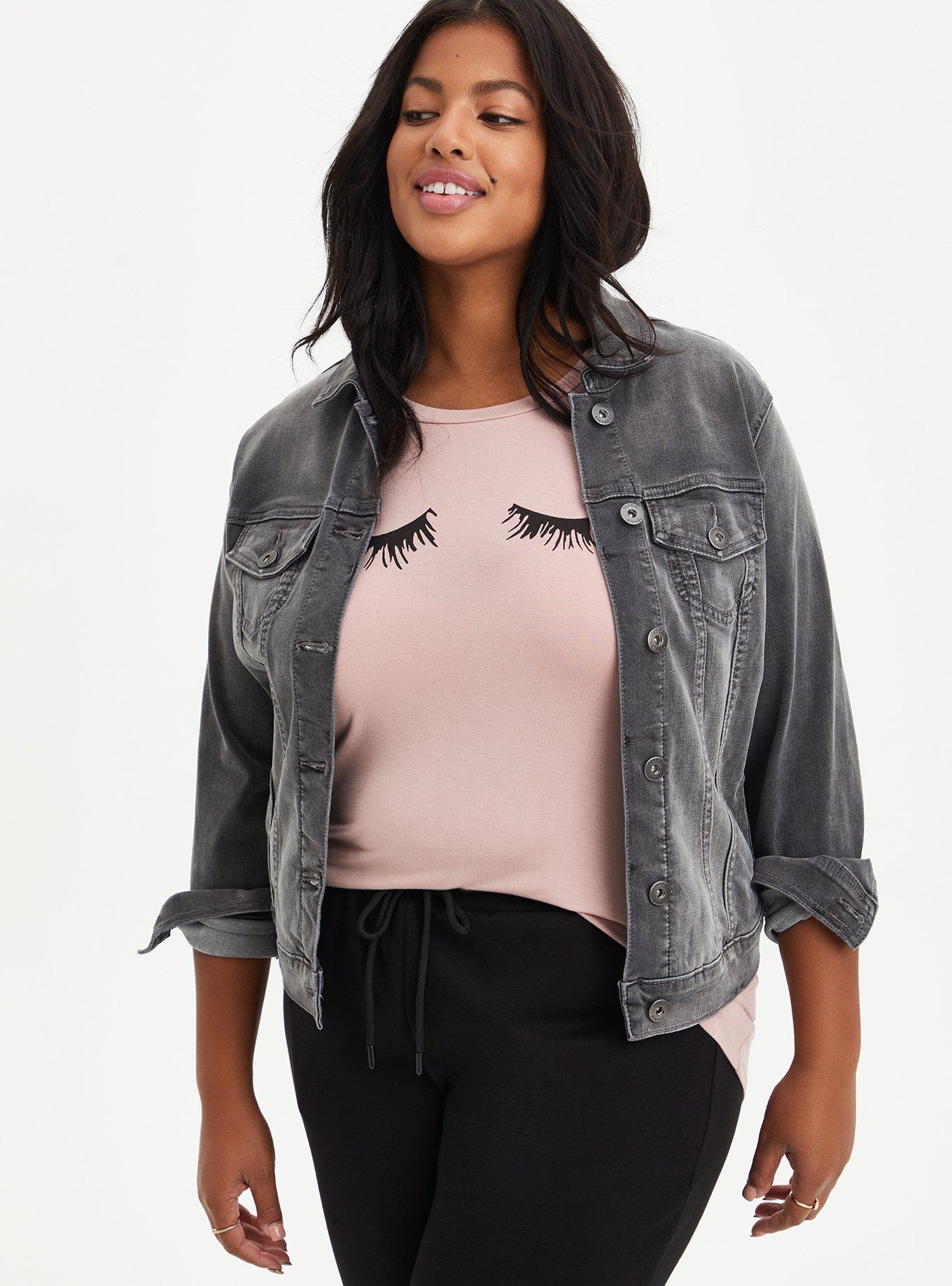 Torrid plus clearance size denim jacket