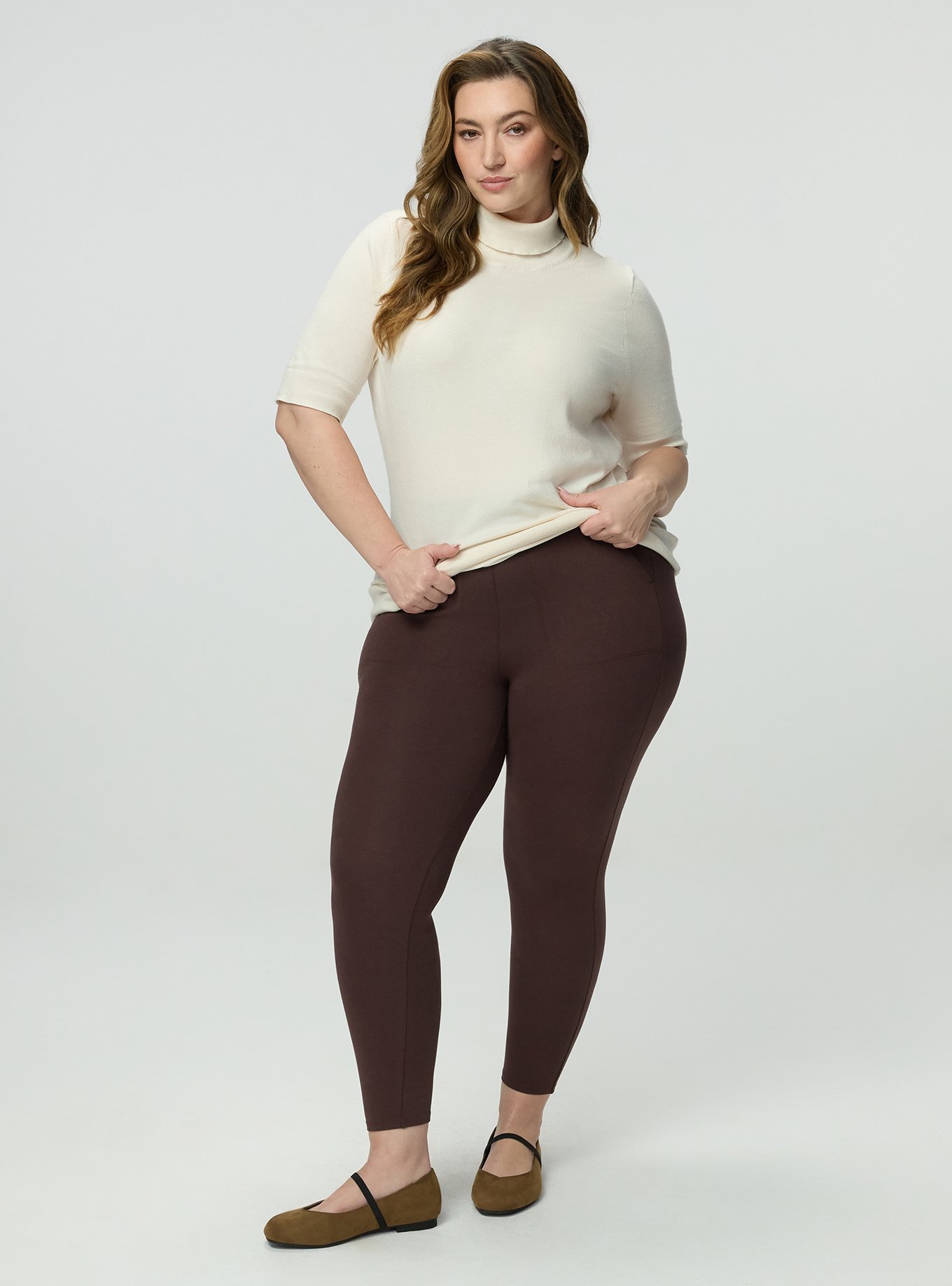Crop Pocket Legging, PUCE, hi-res
