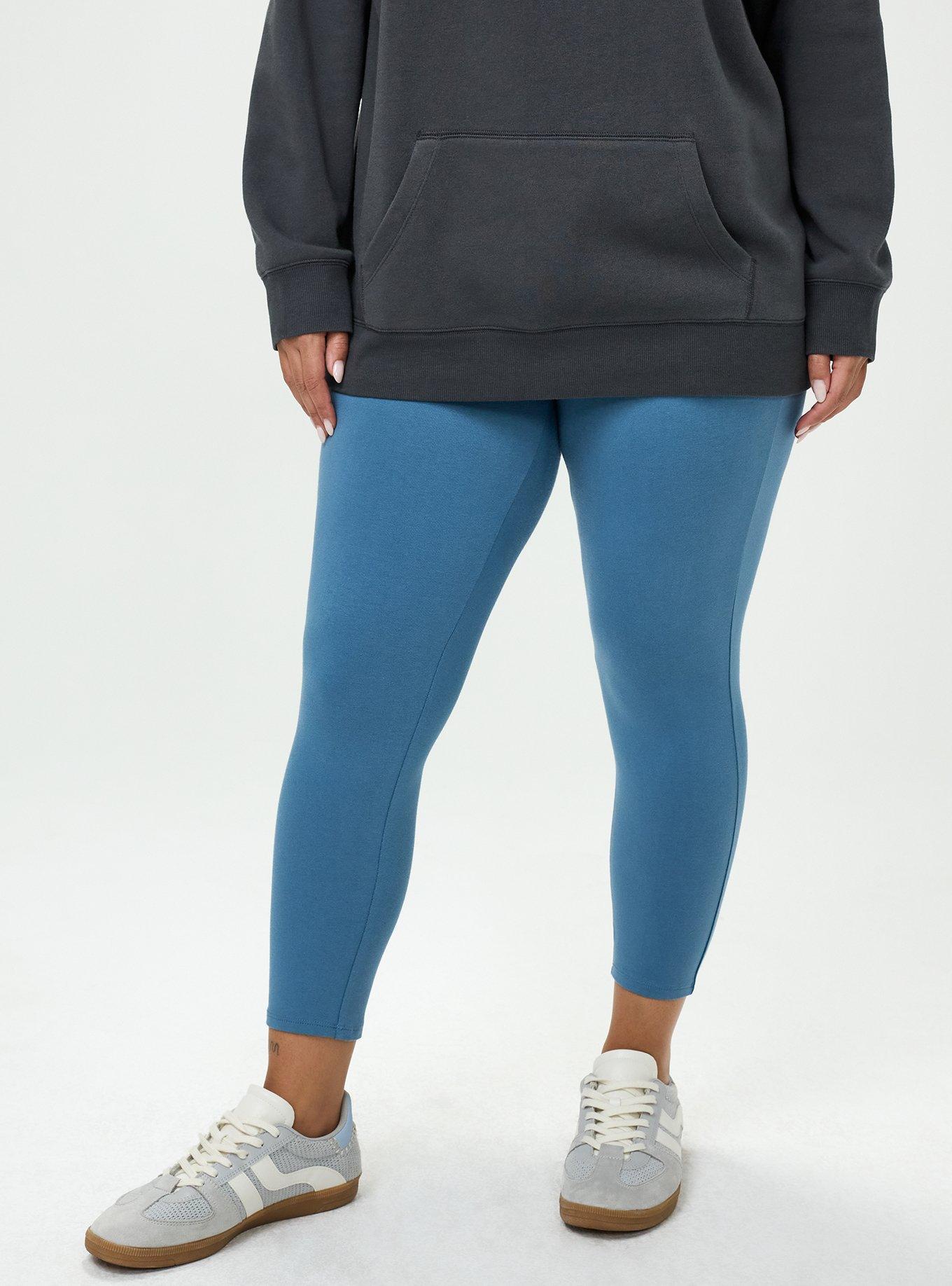 Plus Size Crop Pocket Legging, STELLAR, alternate