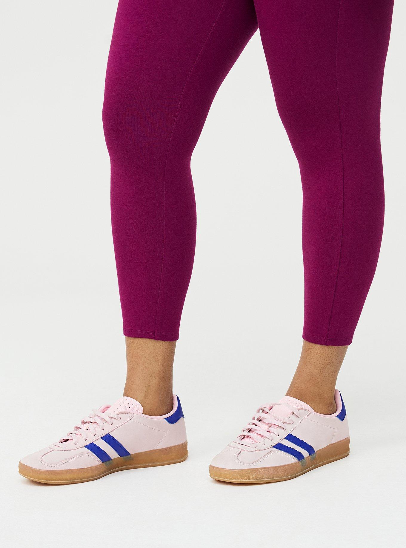 Crop Pocket Legging, PLUM CASPIA, alternate