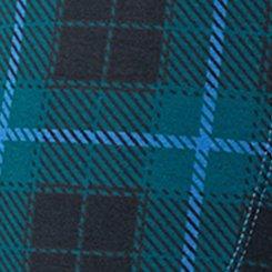 Crop Pocket Legging, STONE PLAID DEEP TEAL, swatch