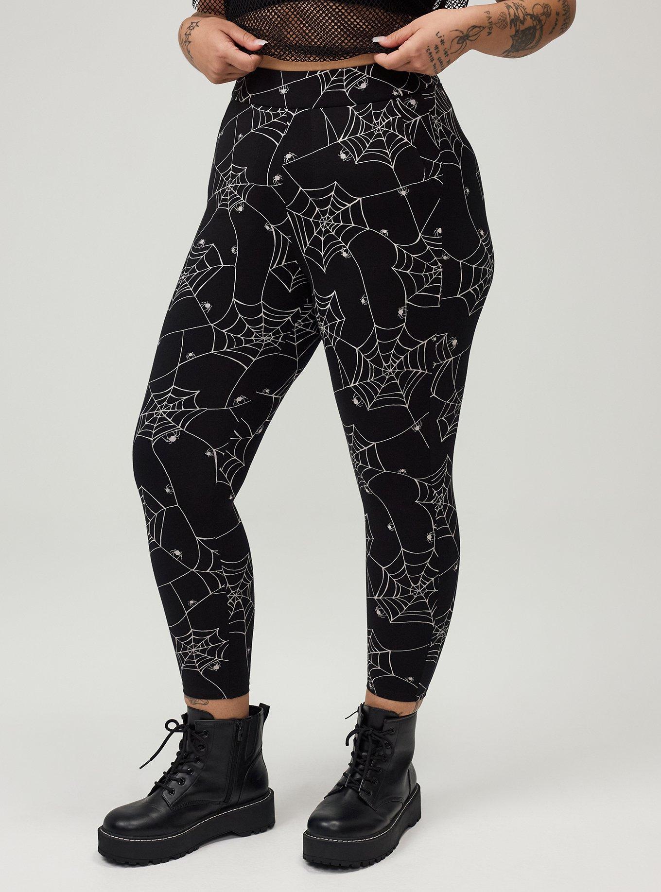 Crop Pocket Legging, WEDNESDAY SPIDERS BLACK, alternate