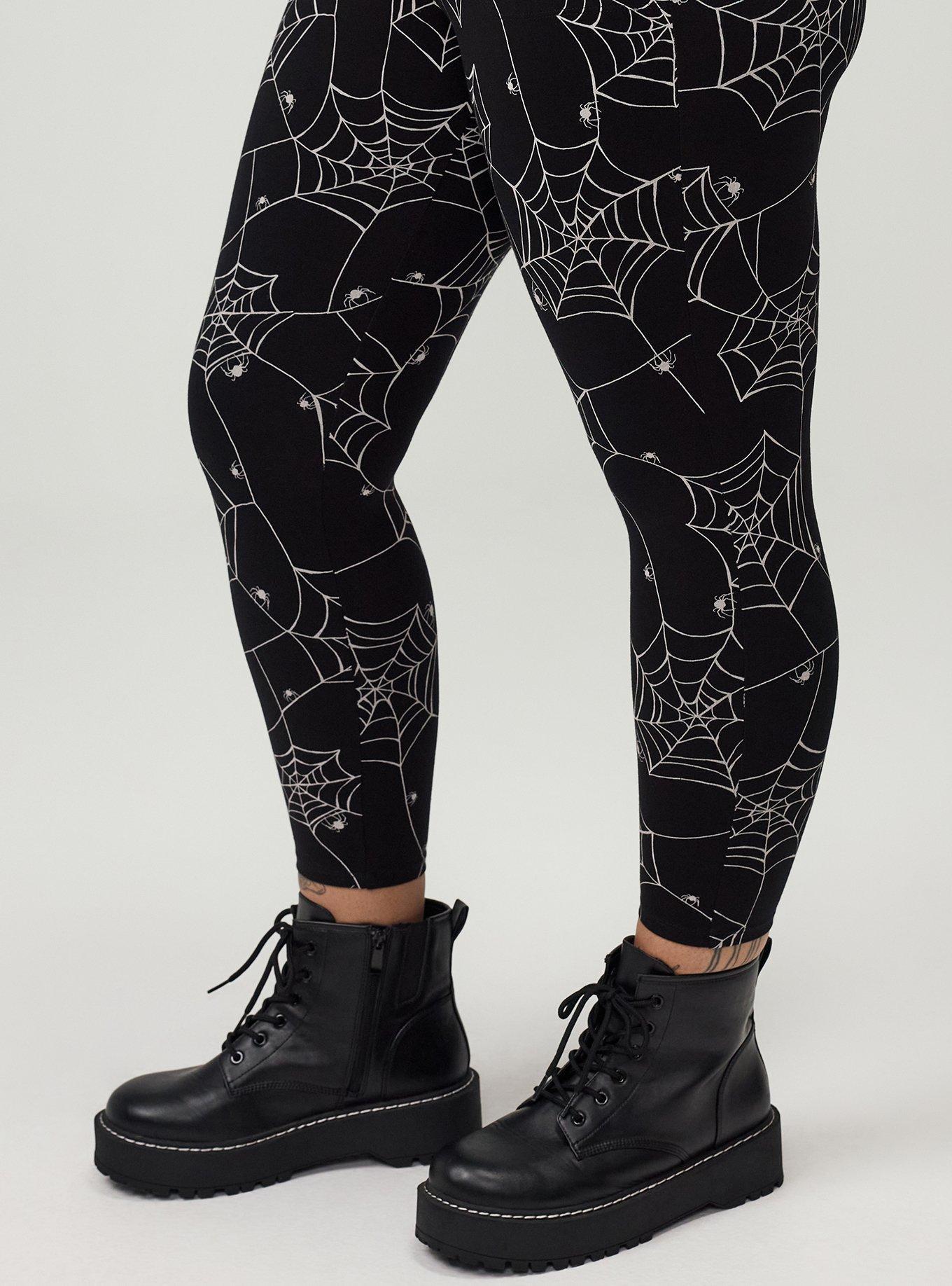 Crop Pocket Legging, WEDNESDAY SPIDERS BLACK, alternate
