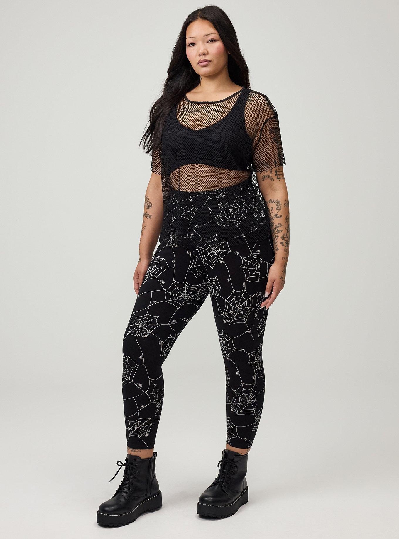 Crop Pocket Legging, WEDNESDAY SPIDERS BLACK, hi-res