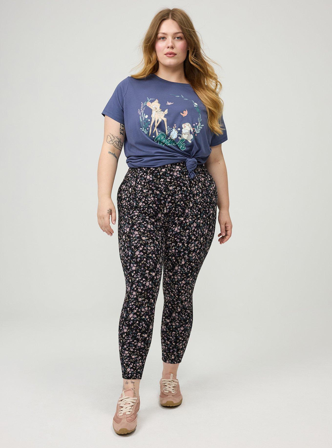 Crop Pocket Legging, SWEET FLORAL BLACK, alternate