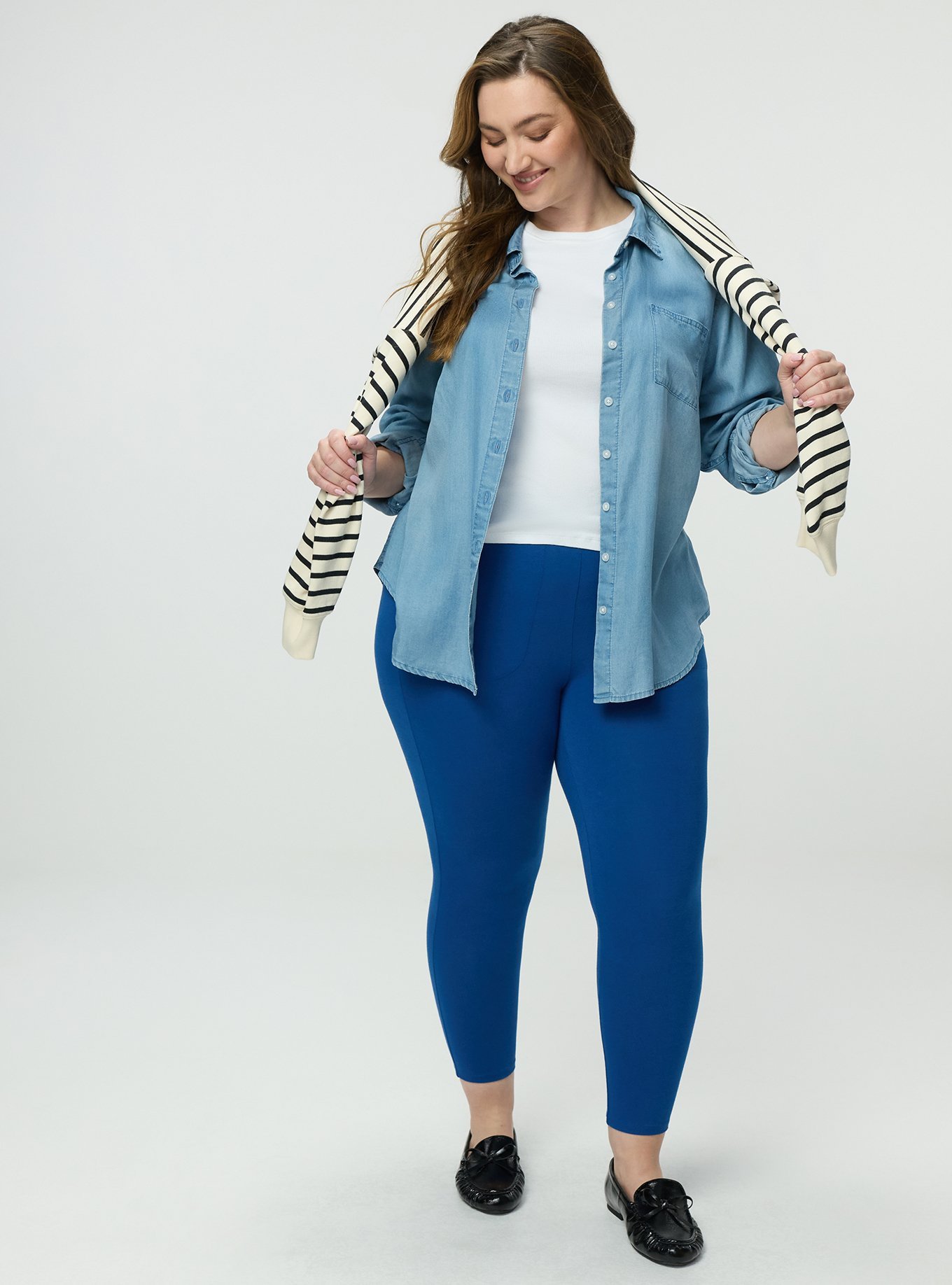 Crop Pocket Legging, BLUE QUARTZ, alternate