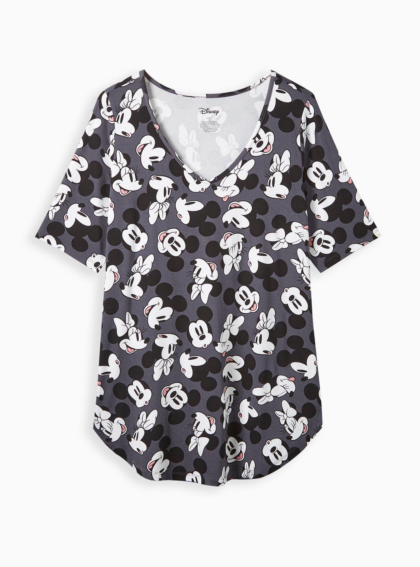 Plus Size Favorite Tunic - Super Soft Disney Mickey & Friends Grey, MULTI, hi-res