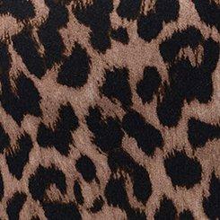 Super Soft Button-Down Sleep Gown, ON THE PROWL LEOPARD BROWN, swatch