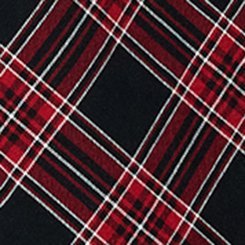 Super Soft Button-Down Sleep Gown, SHALL WE PLAID BLACK, swatch