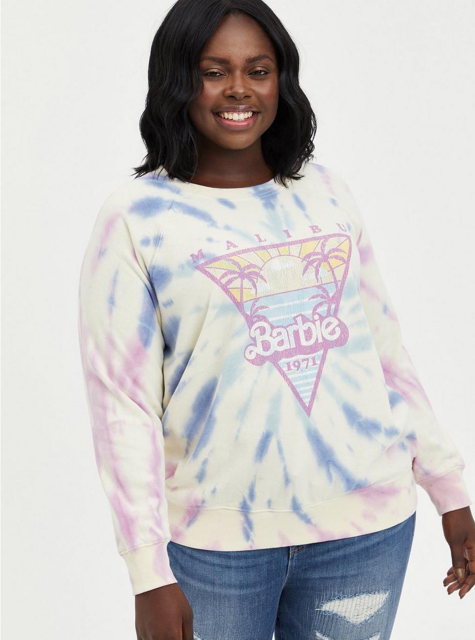 Mattel Barbie Sweatshirt - Fleece Malibu Tie Dye, , hi-res