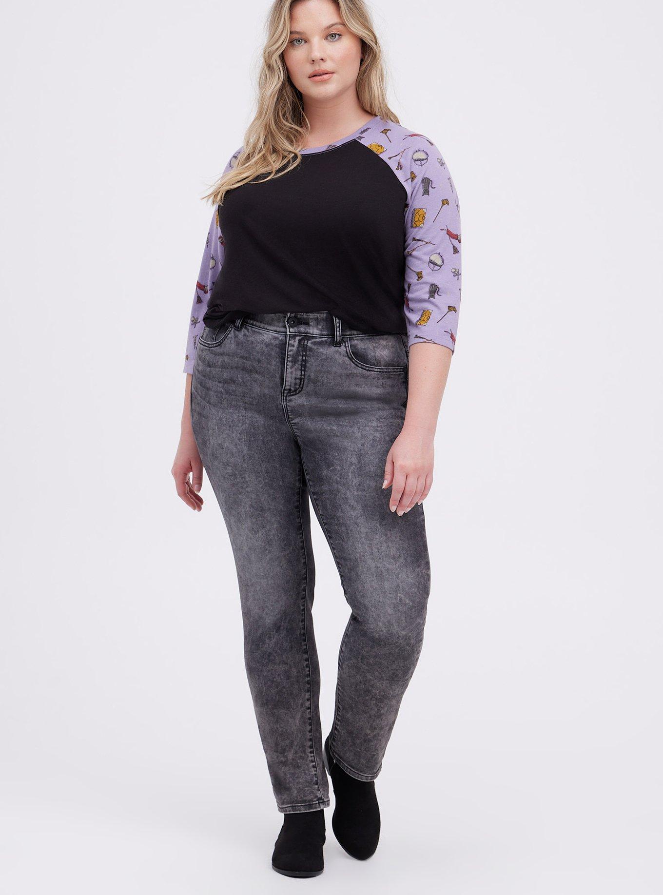 Plus Size Disney Hocus Pocus Raglan - Triblend Jersey , MULTI, alternate