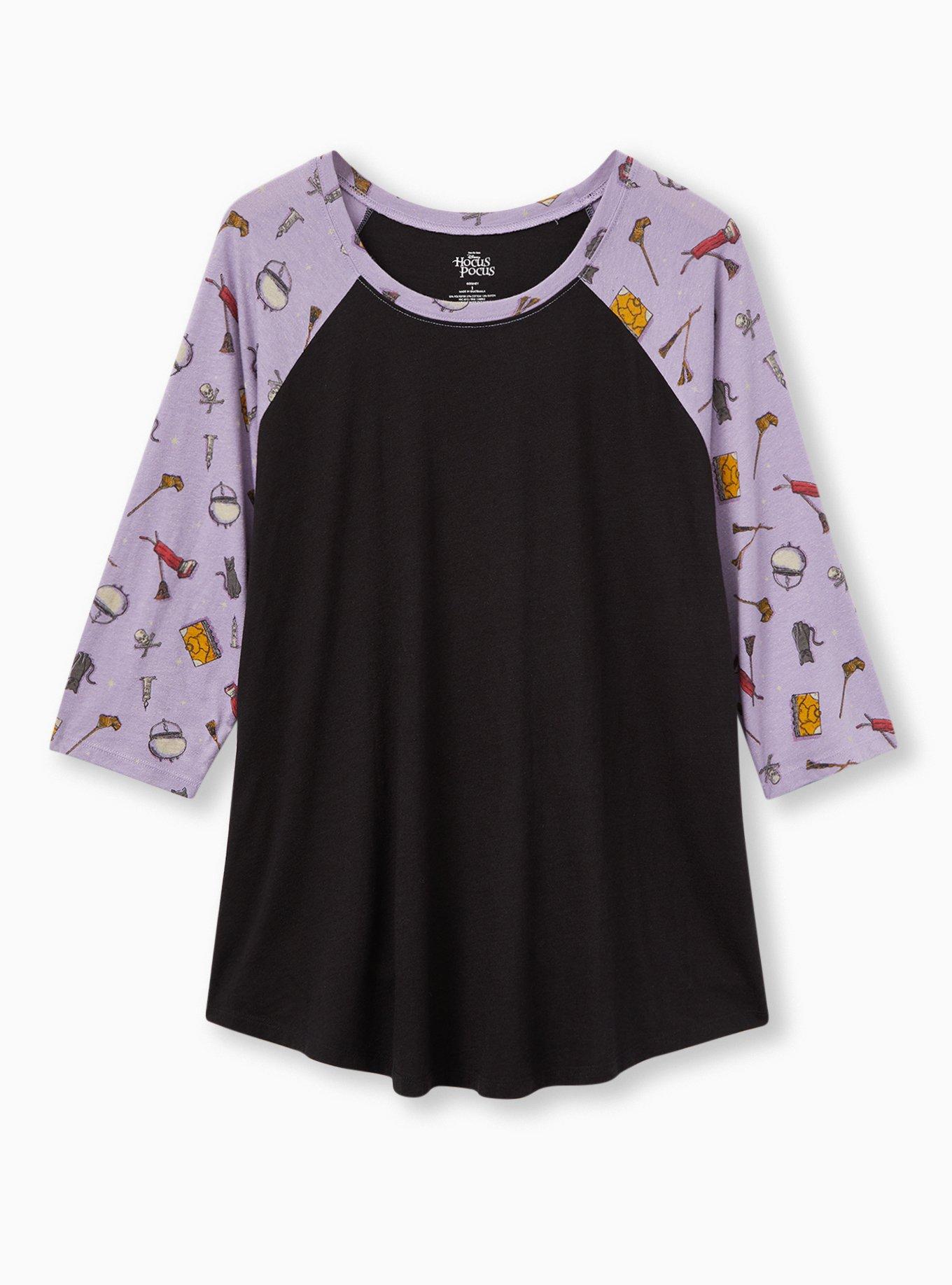 Plus Size Disney Hocus Pocus Raglan - Triblend Jersey , MULTI, hi-res