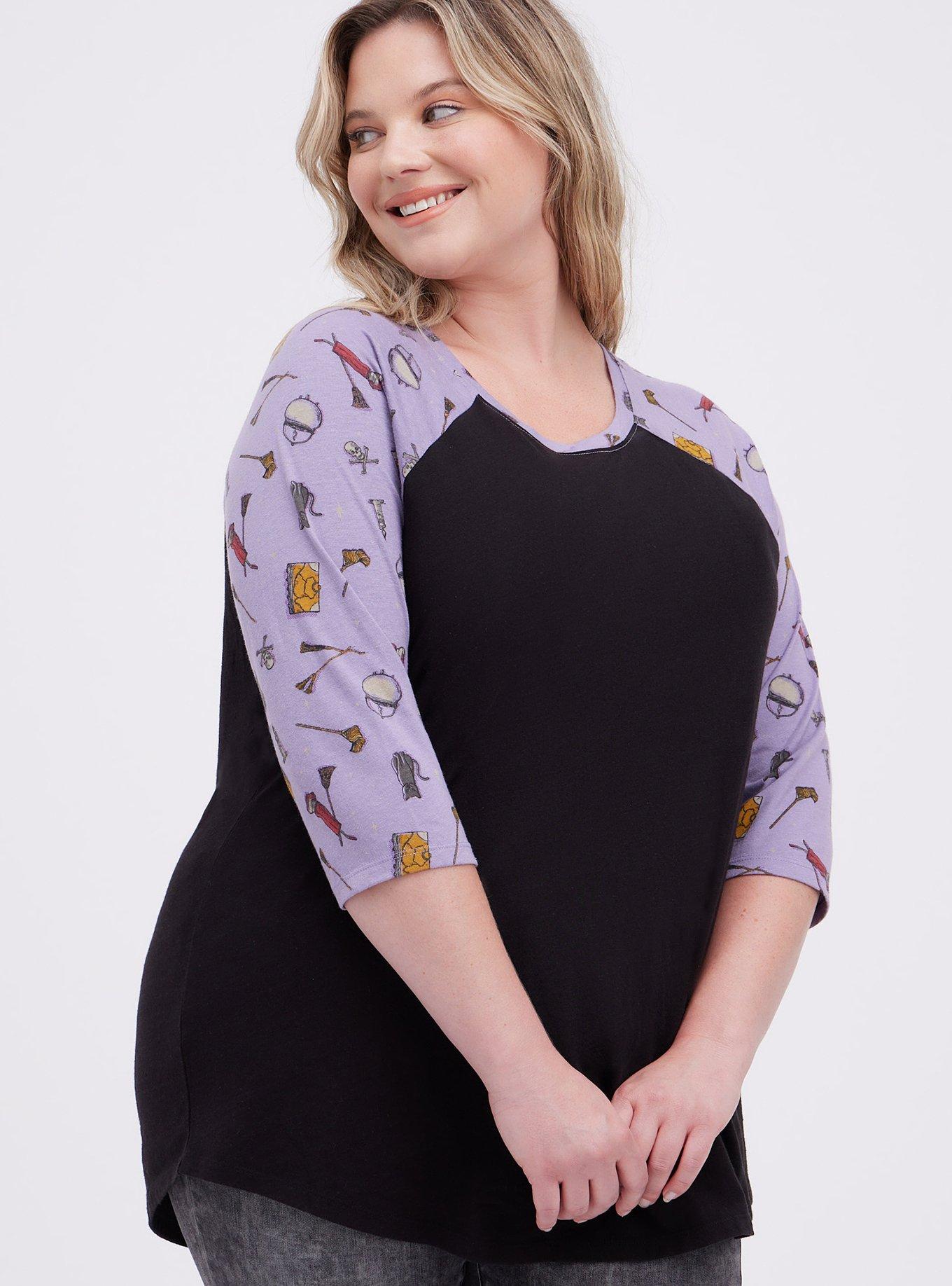 Plus Size Disney Hocus Pocus Raglan - Triblend Jersey , MULTI, hi-res