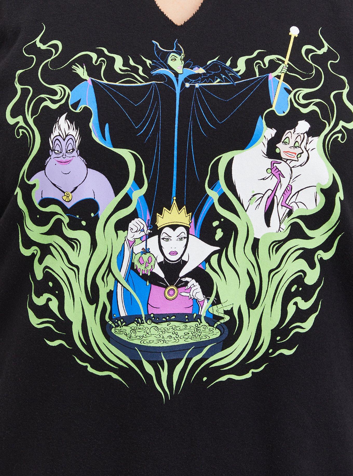 Keyhole Sweatshirt - Disney Villains Group Black, DEEP BLACK, alternate