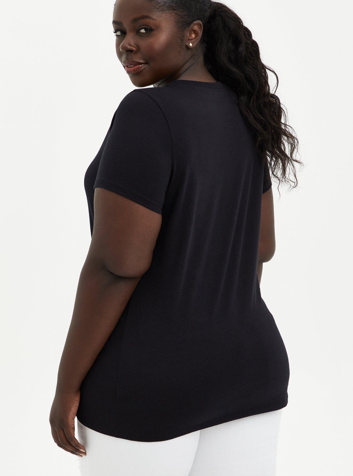 Plus Size #TorridStrong Slim Fit Tee - Signature Jersey I've Got This Black, DEEP BLACK, alternate