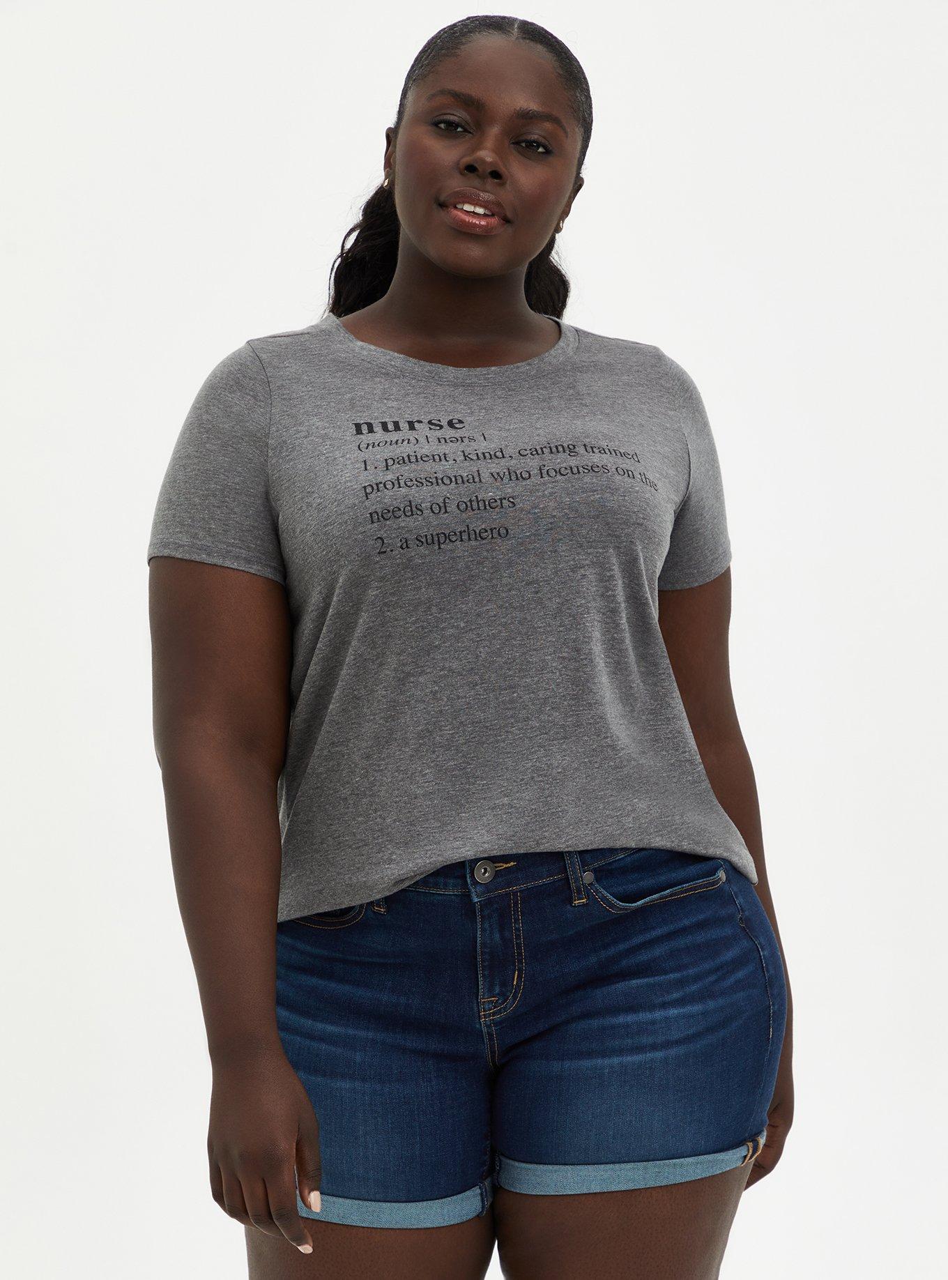 Plus size sale nurse t shirts