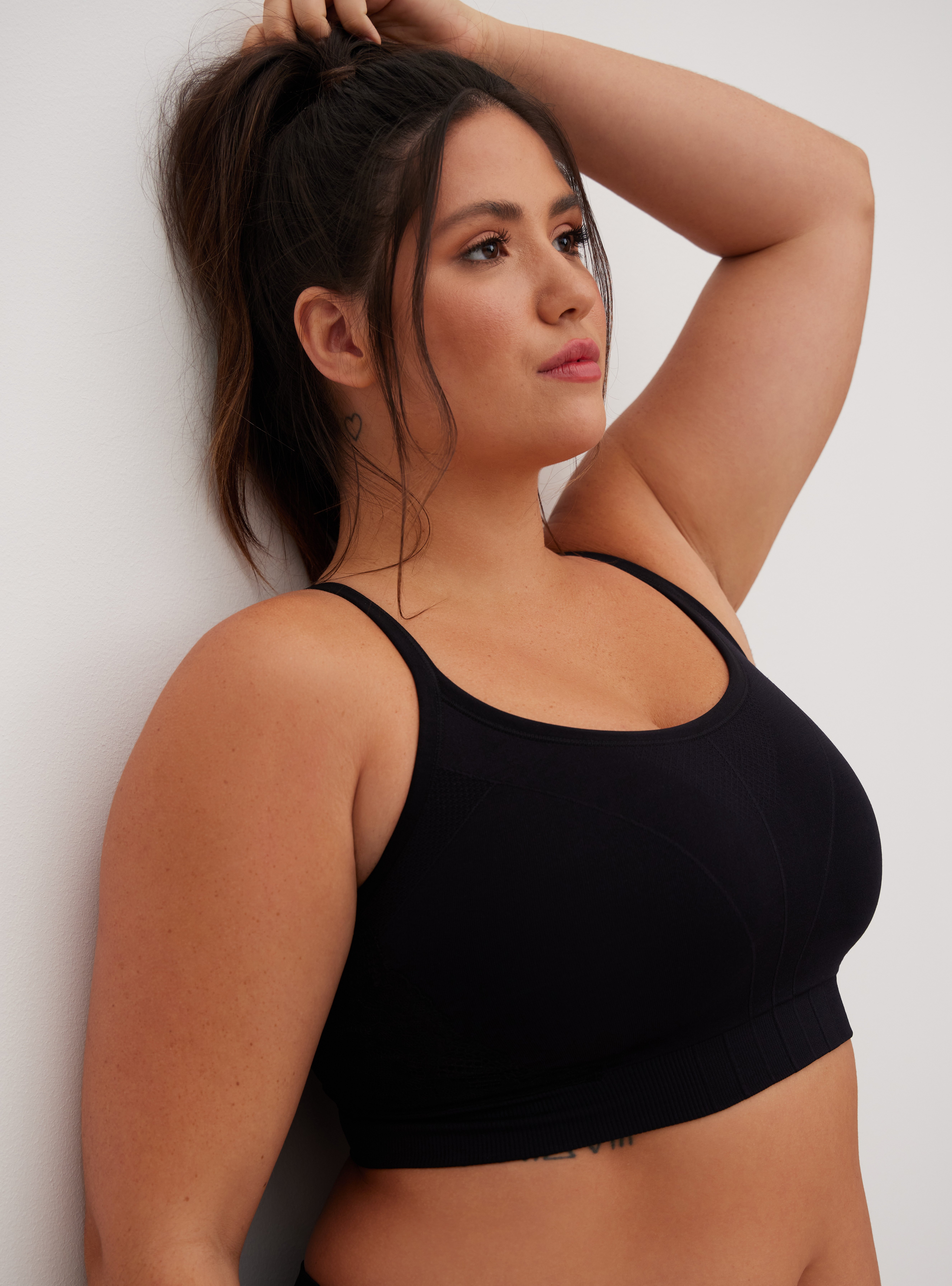 Plus Size - Unlined Seamless Racerback Bralette - Torrid