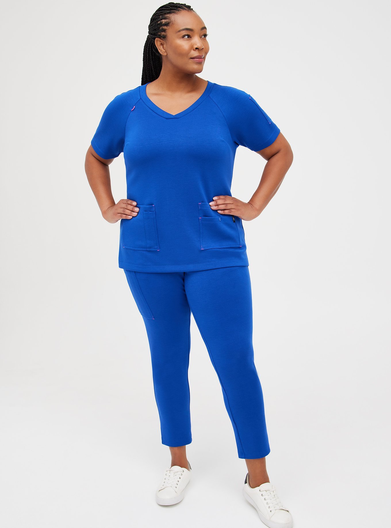 Plus Size - #TorridStrong Cupro Straight Leg Scrub Pant - Torrid