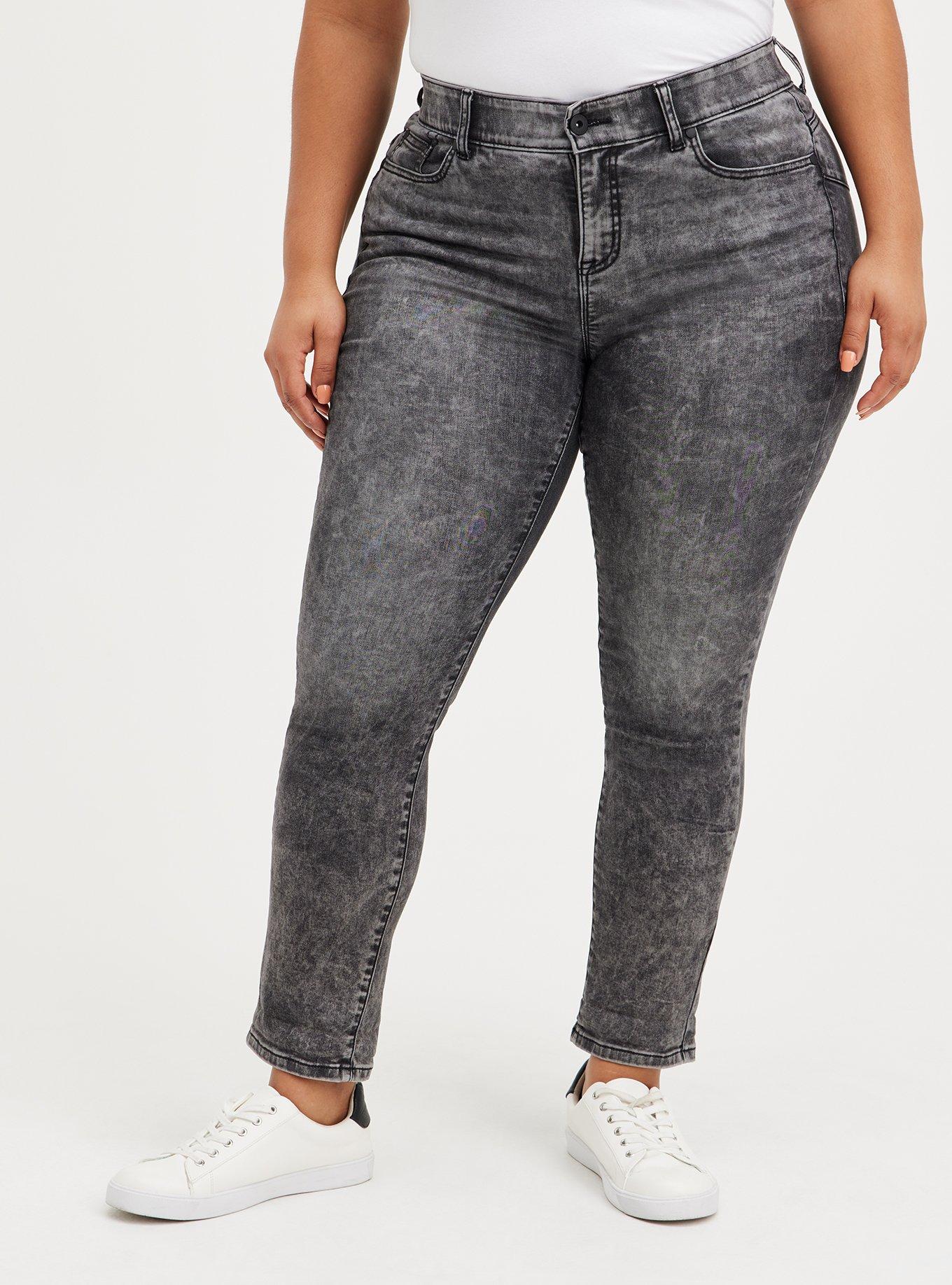 Plus Size - Torrid Jeggings - Mineral Red Wash - Torrid