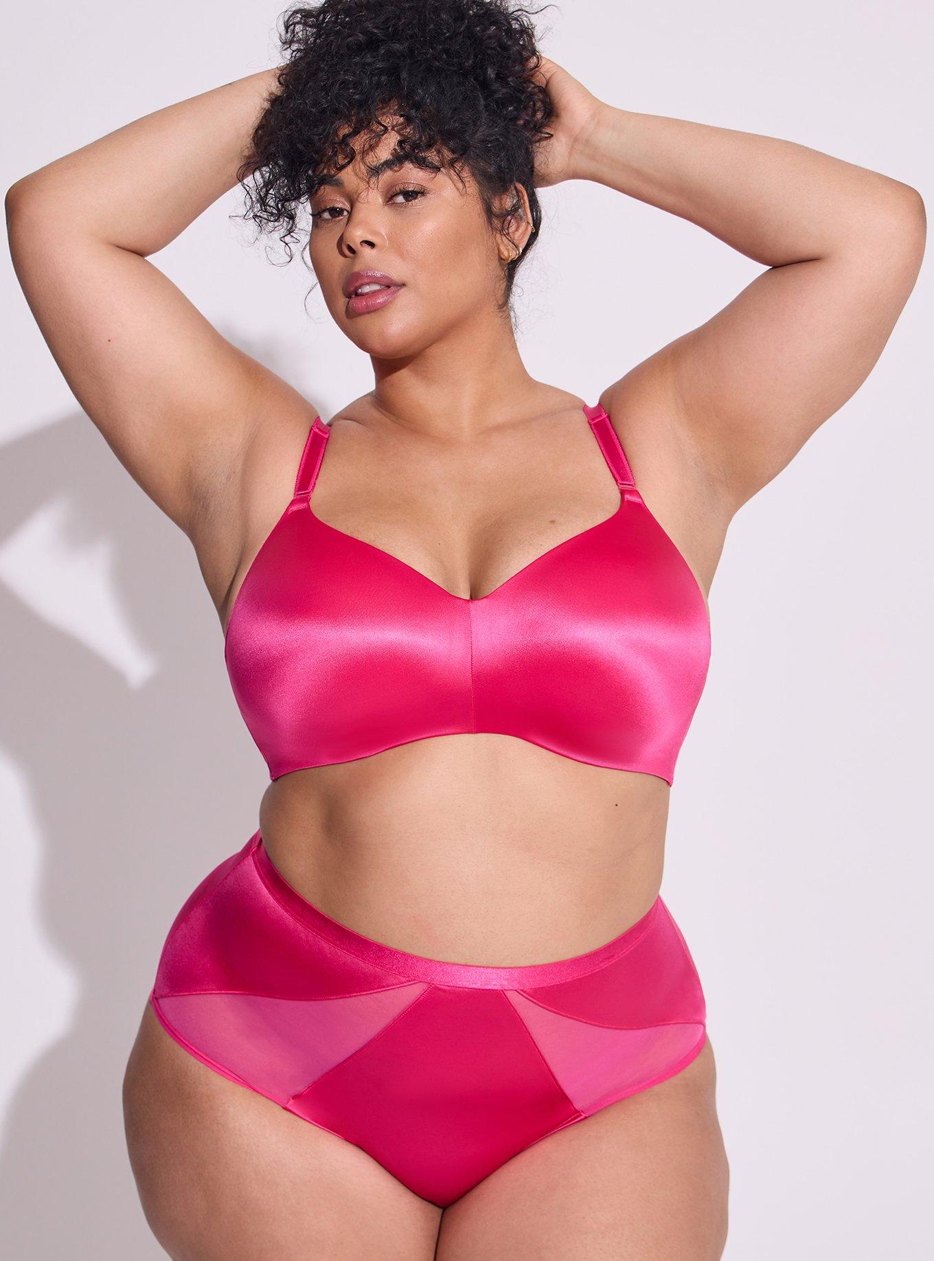 Plus Size Dream Wire-Free Bra, BEET ROOT PURPLE, alternate
